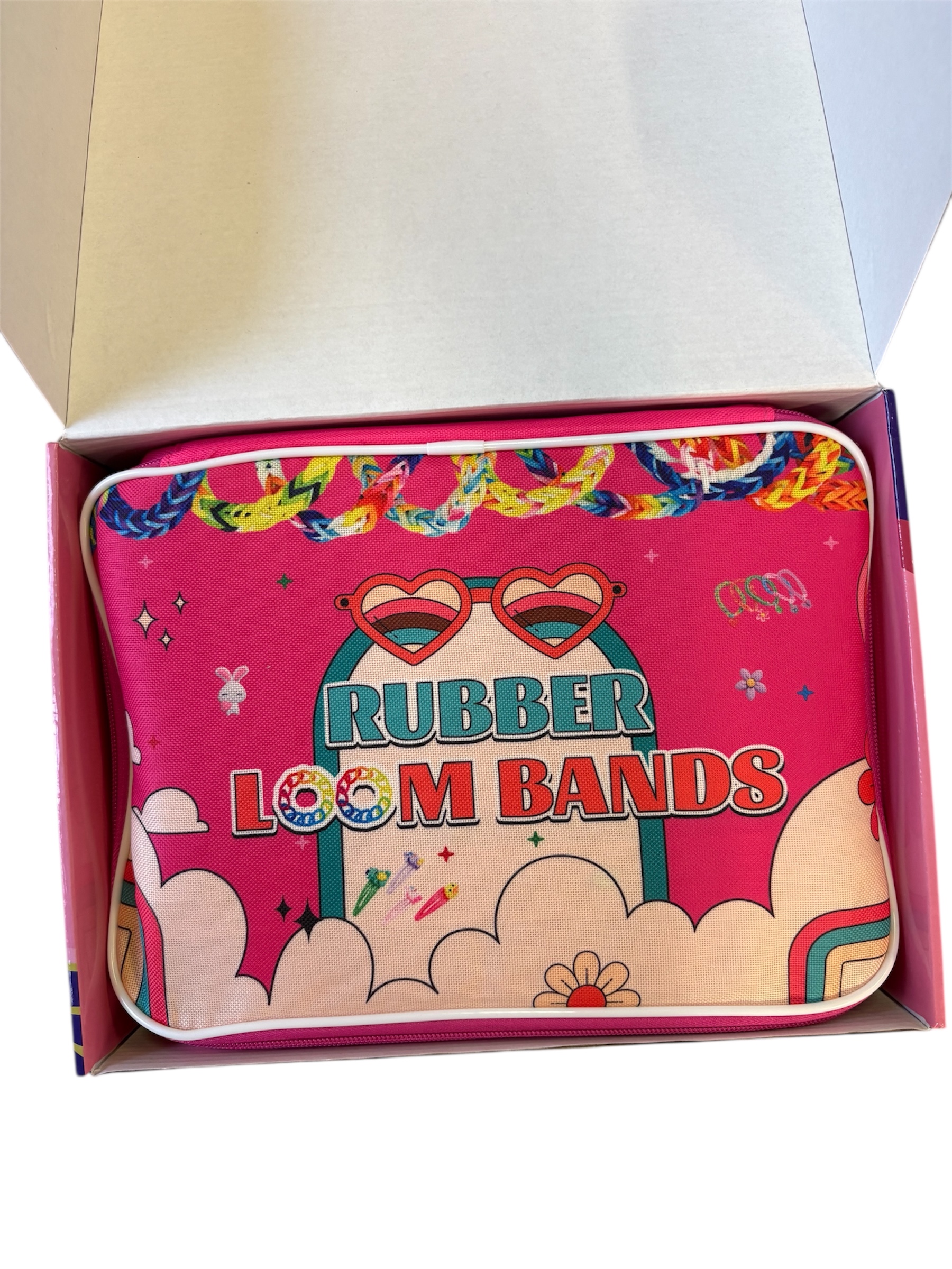 Official image of Craft kit ; SAUNDAYMOT 18000+ ; DIY Rubber Band Kit - Loom Bands published by OECD 2
