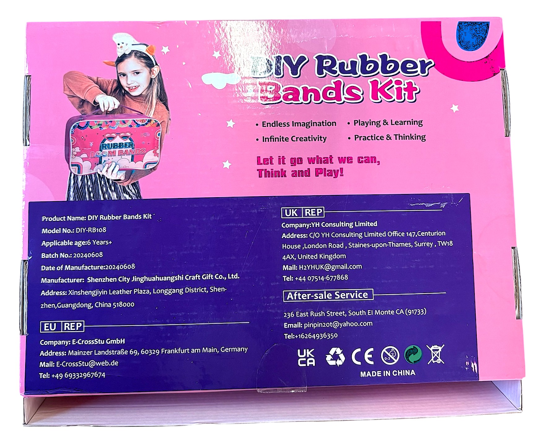 Official image of Craft kit ; SAUNDAYMOT 18000+ ; DIY Rubber Band Kit - Loom Bands published by OECD 4