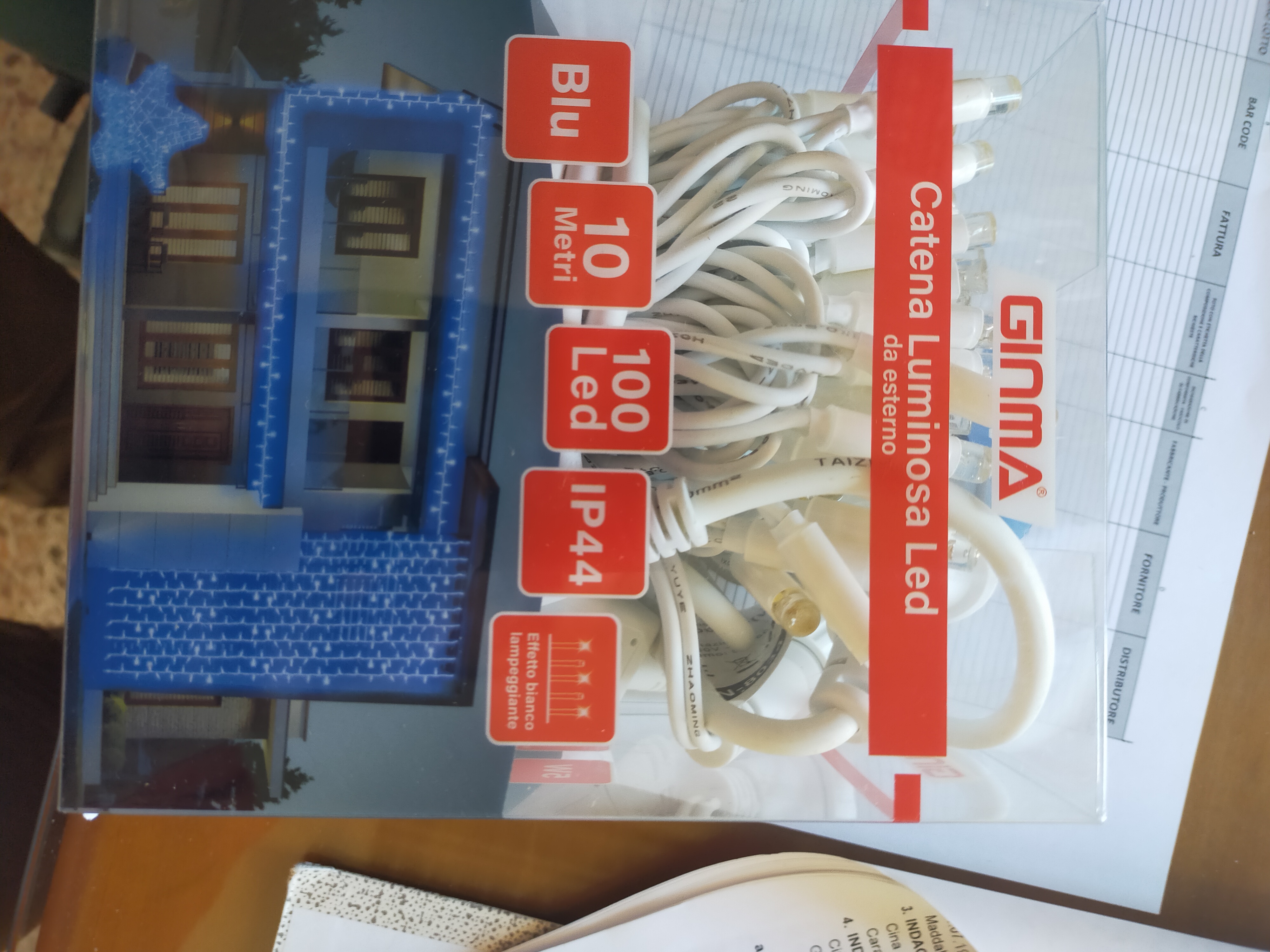 Official image of Lighting chain ; GINMA ; 100 Led published by OECD 4