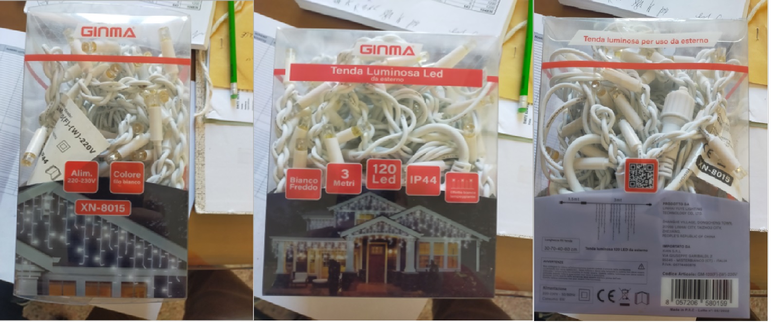 Official image of Lighting chain ; GINMA ; 120 Led published by OECD