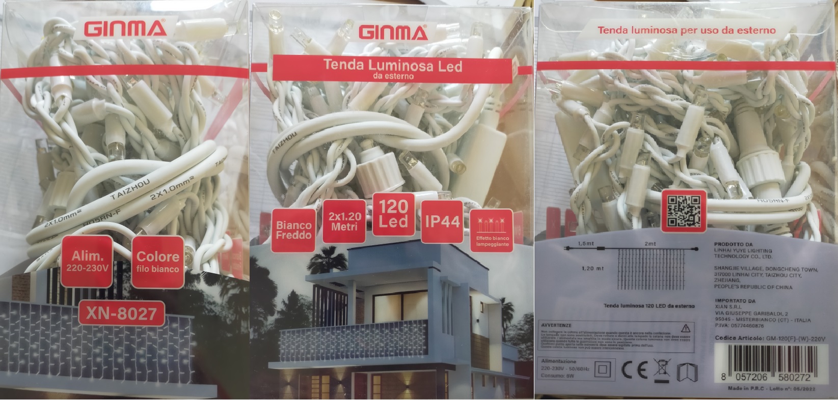 Official image of Lighting chain ; GINMA ; 120 Led published by OECD 4