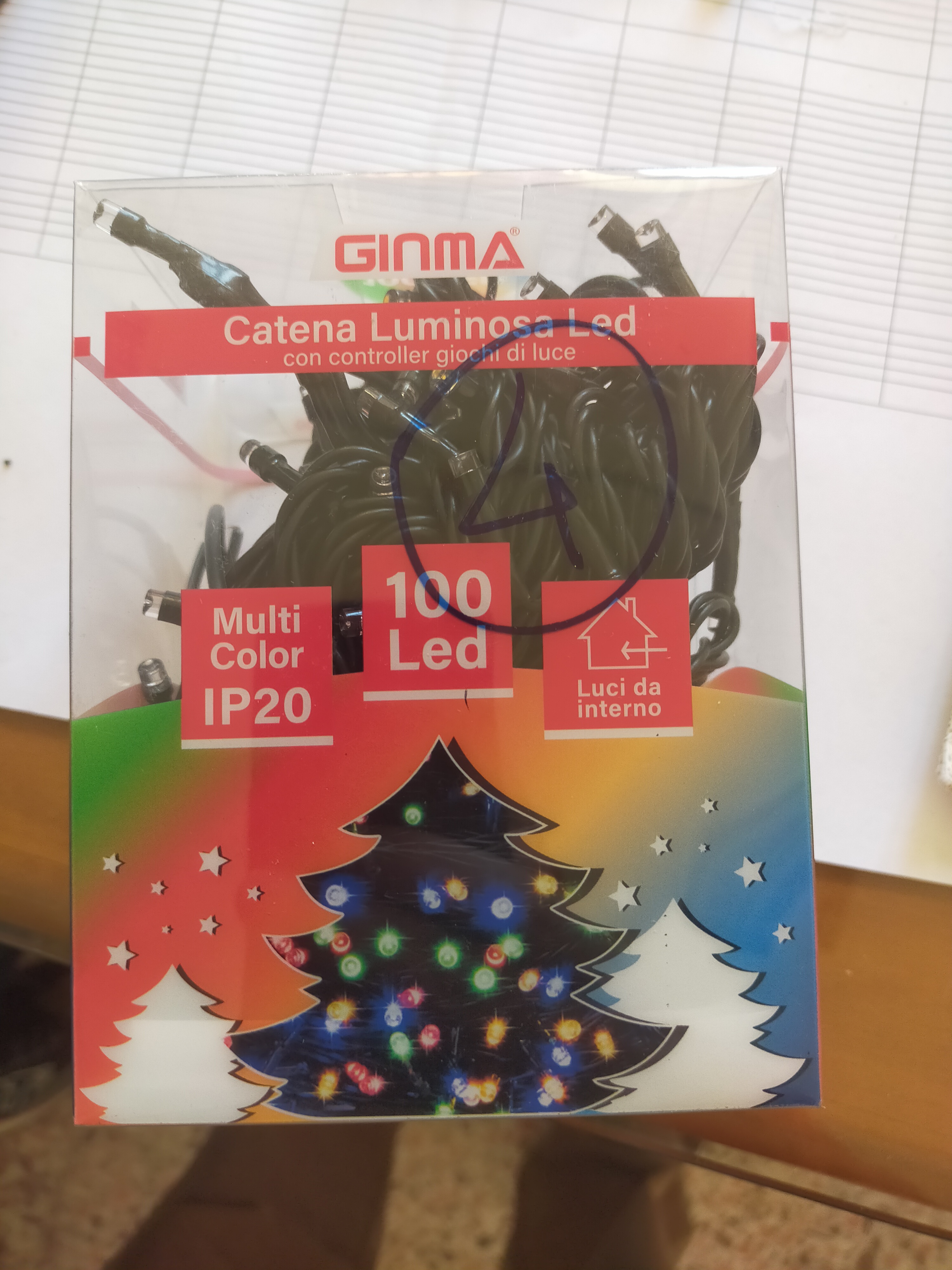 Official image of Lighting chain ; GINMA ; 100 Led published by OECD 2