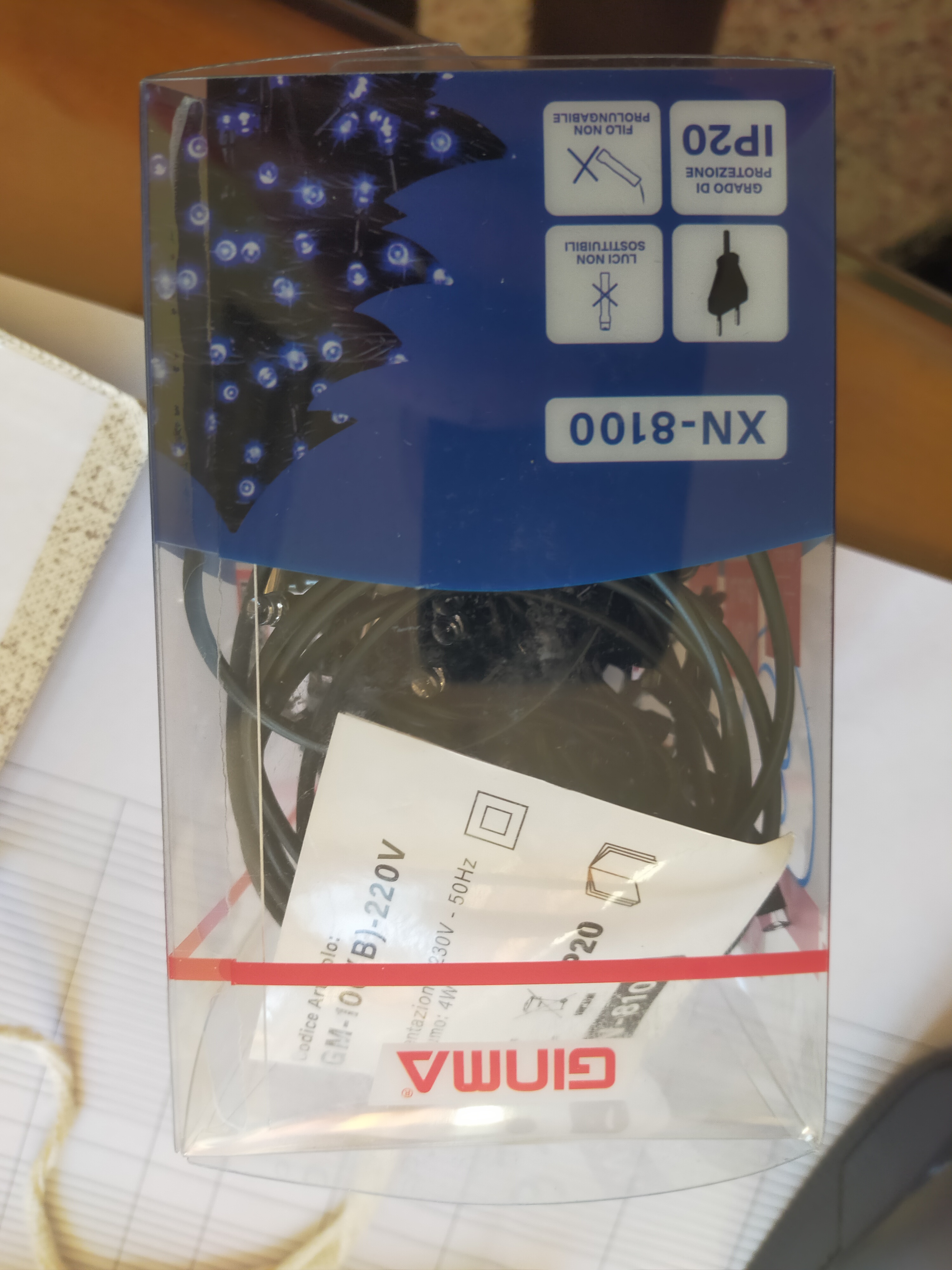 Official image of Lighting chain ; GINMA ; 100 Led published by OECD 2