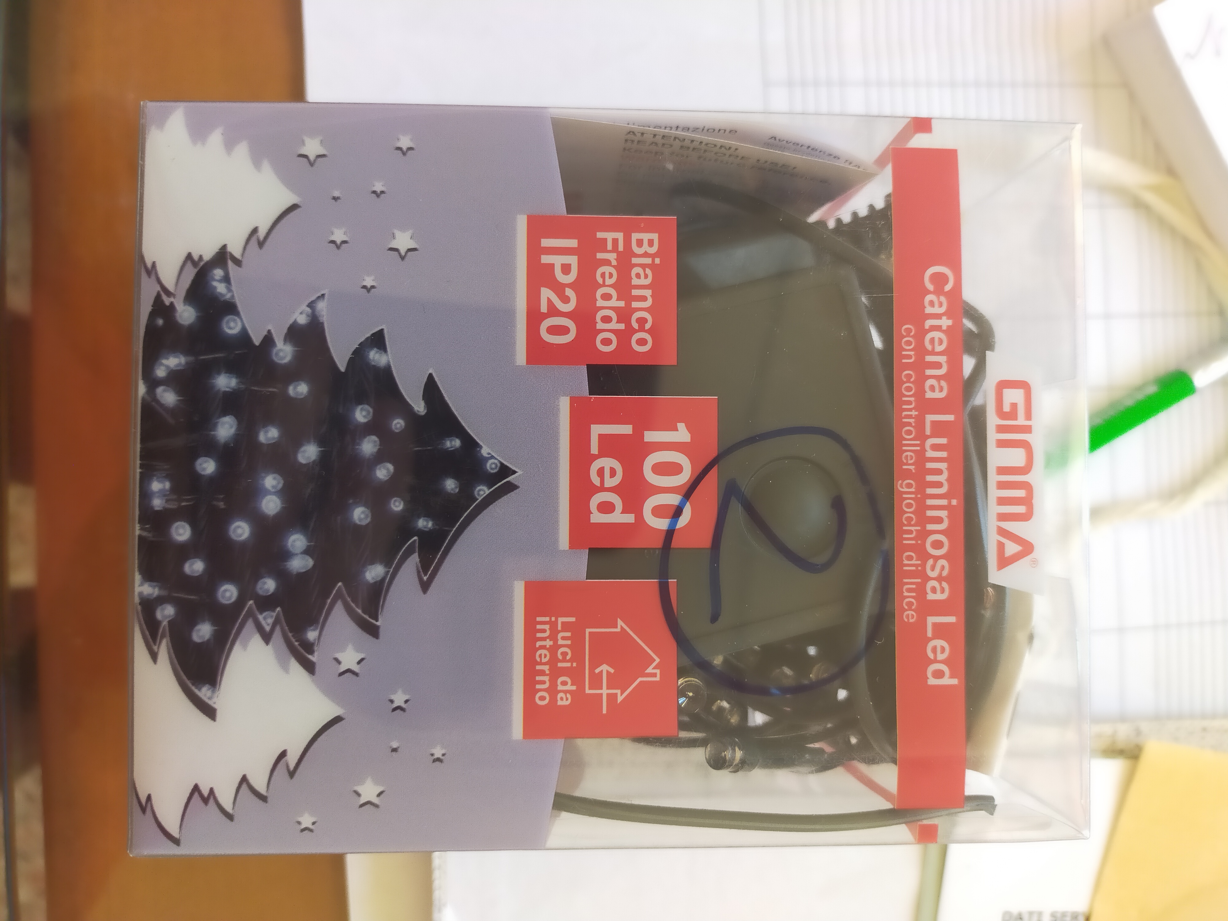 Official image of Lighting chain ; GINMA ; 100 Led published by OECD