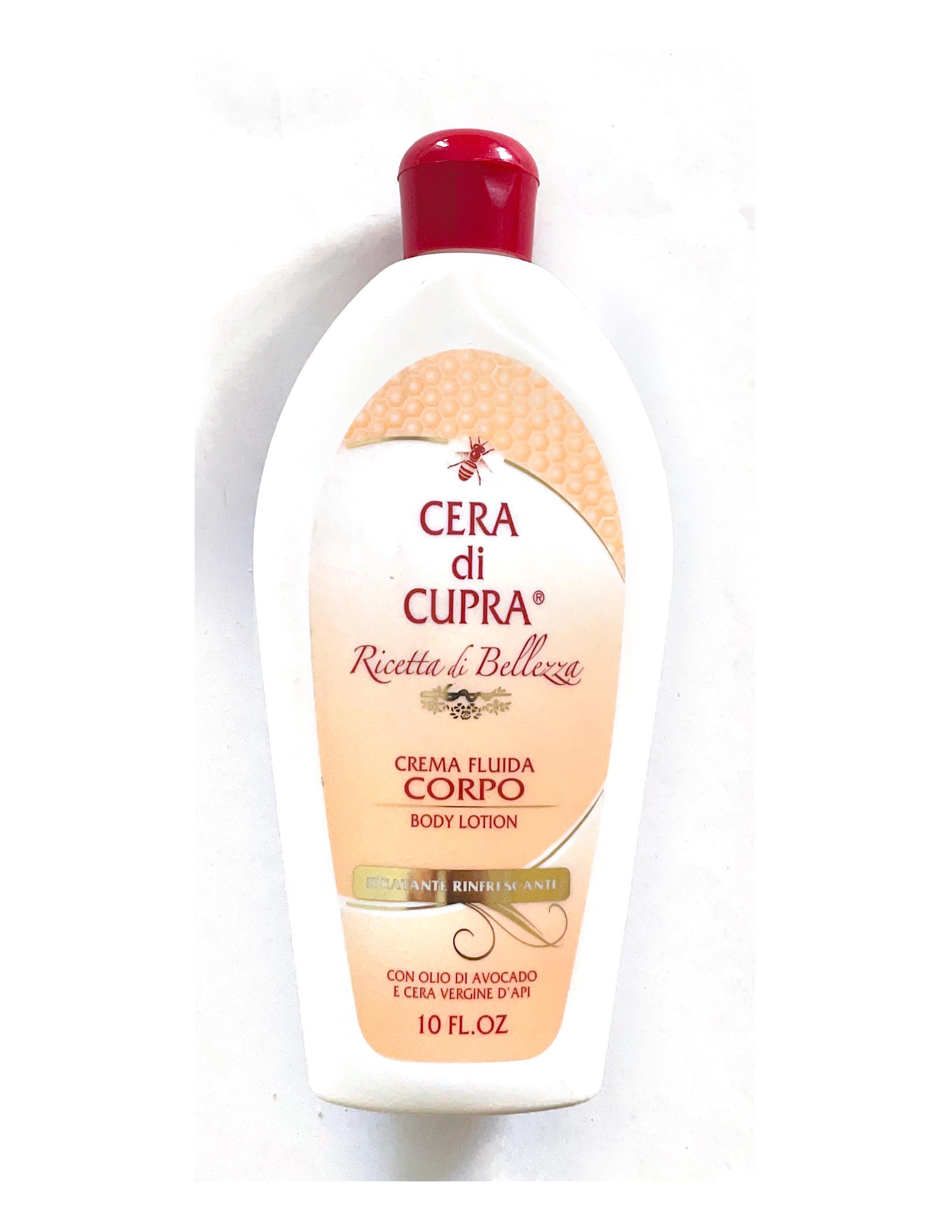 Official image of Body lotion ; CERA DI CUPRA ; Ricette di bellezze published by OECD