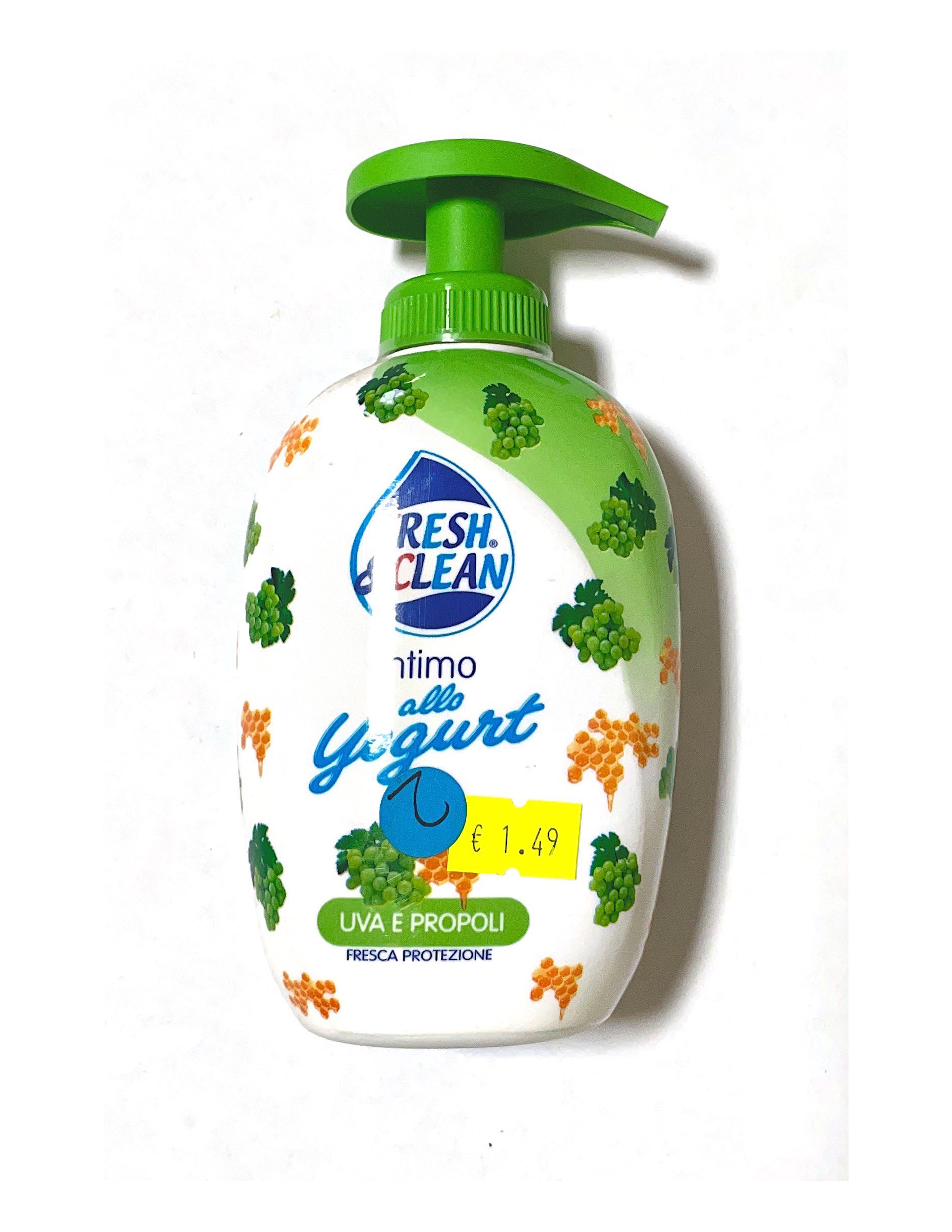 Official image of Liquid soap ; FRESH & CLEAN ; Intimo allo Yogurt - uva e propoli published by OECD