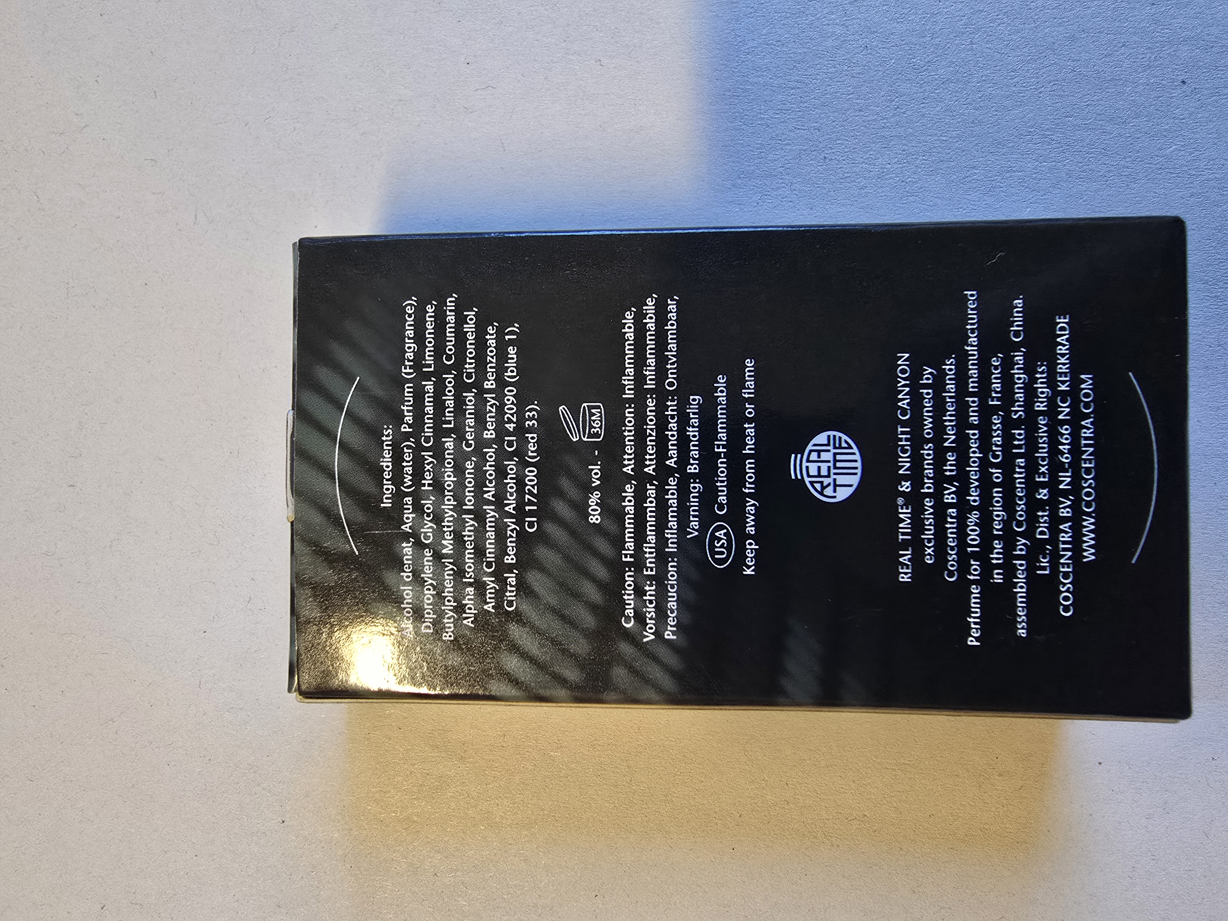 Official image of Eau de toilette ; Real Time® ; Night Canyon published by OECD