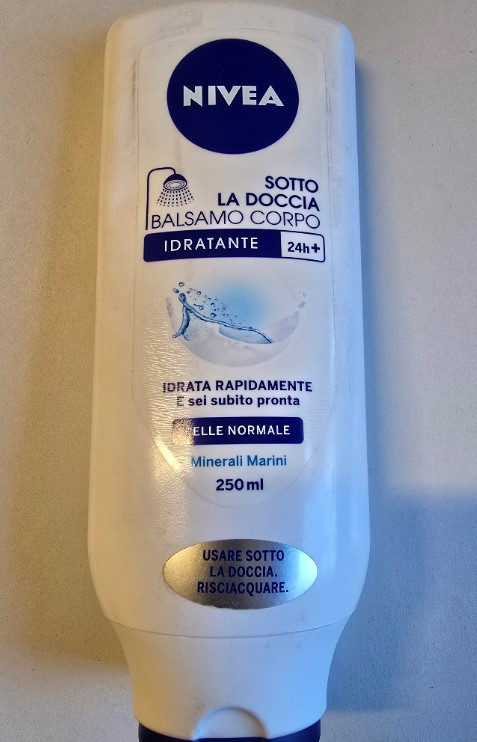 Official image of Body conditioner ; Nivea ; Sotto la doccia balsamo corpo published by OECD 3