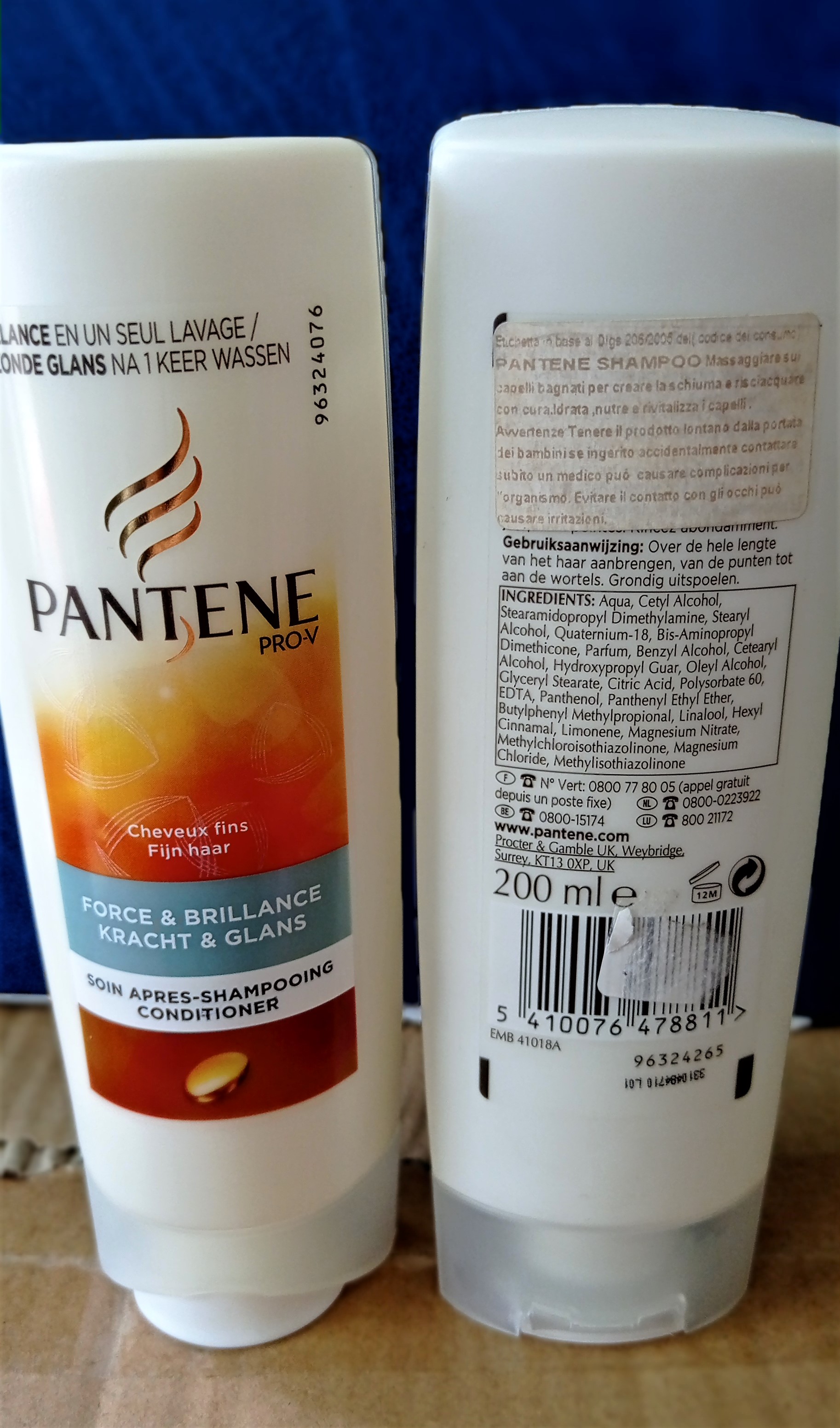 Official image of Shampoo ; PANTENE ; FORCE & BRILLANCE published by OECD