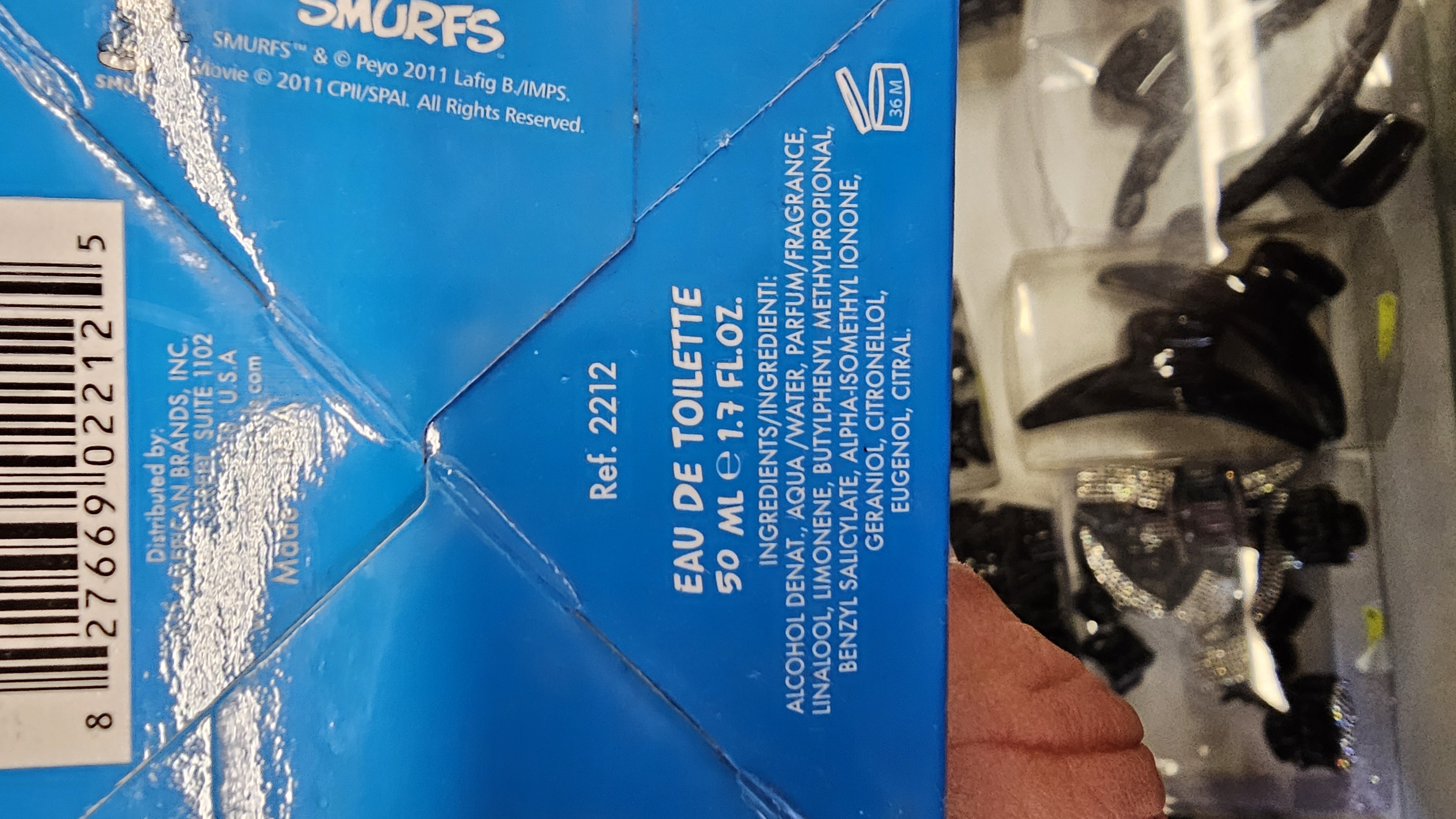 Official image of Eau de toilette ; Pejo ; THE SMURFS published by OECD 2