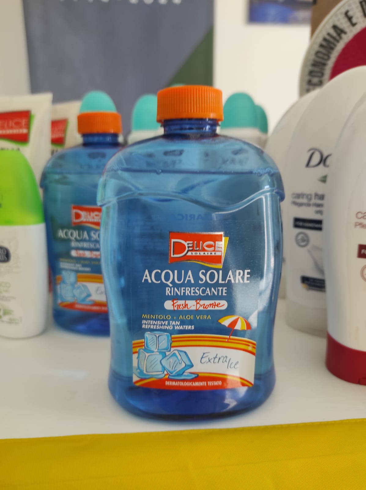 Official image of Tanning water ; Delice solaire ; Fresh - Bronze published by OECD