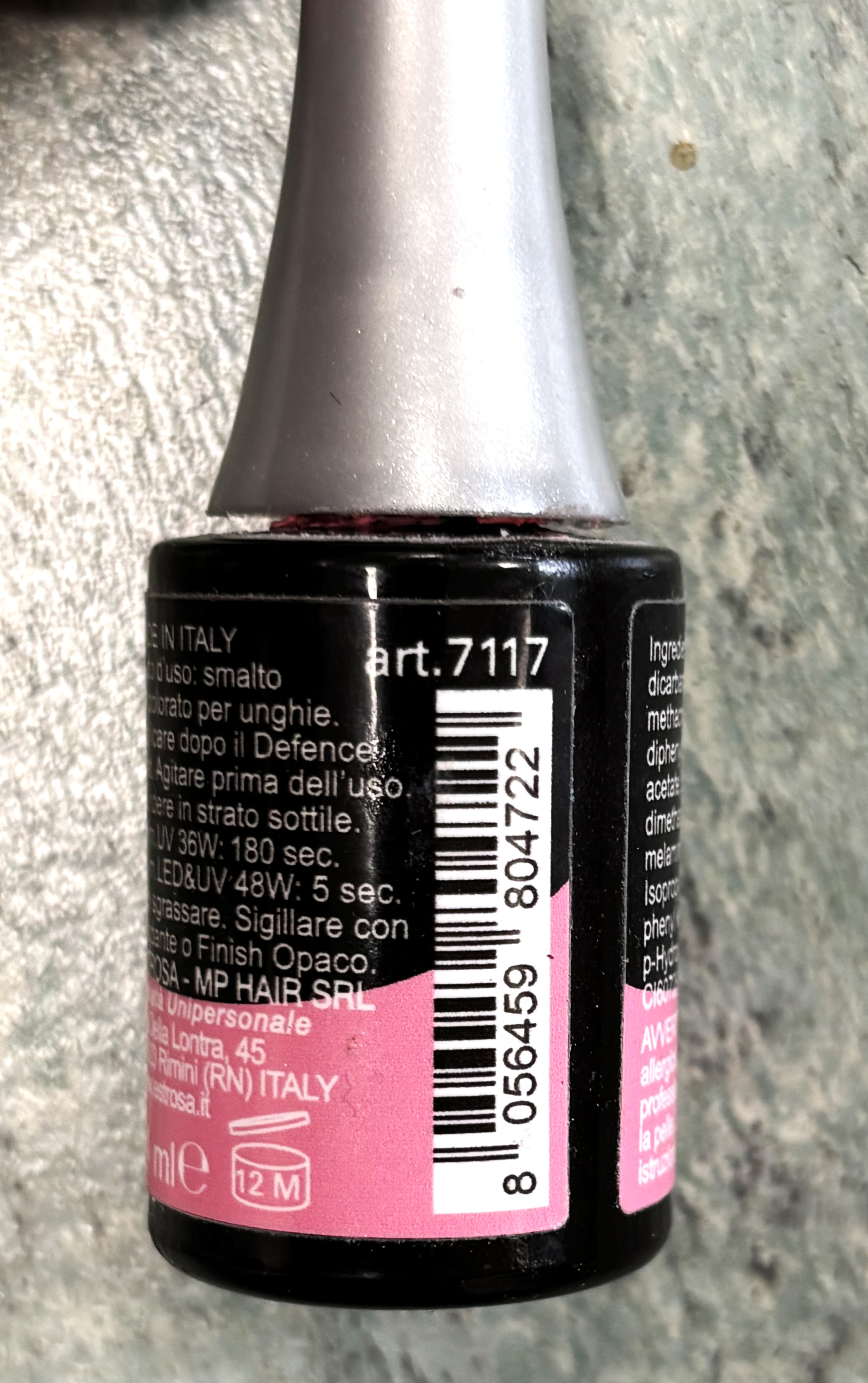 Official image of Gel nail polish ; Estrosa ; Smalto gel Fiesta published by OECD 4