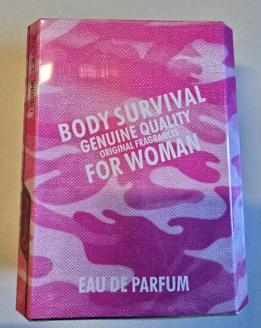 Official image of Eau de parfum ; OMERTA ; Body Survival for Woman published by OECD 2