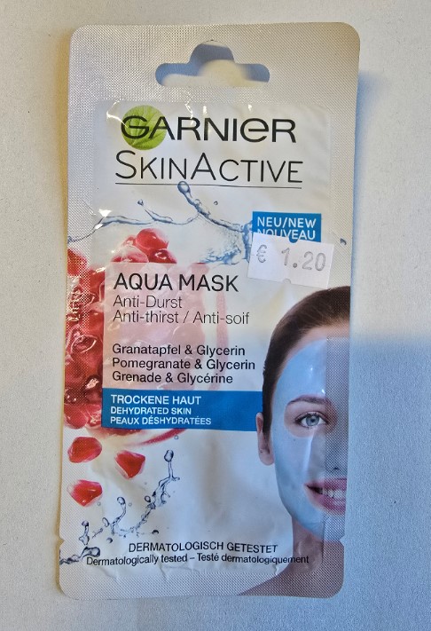 Official image of Face mask ; Garnier ; Skin Active Aqua Mask published by OECD
