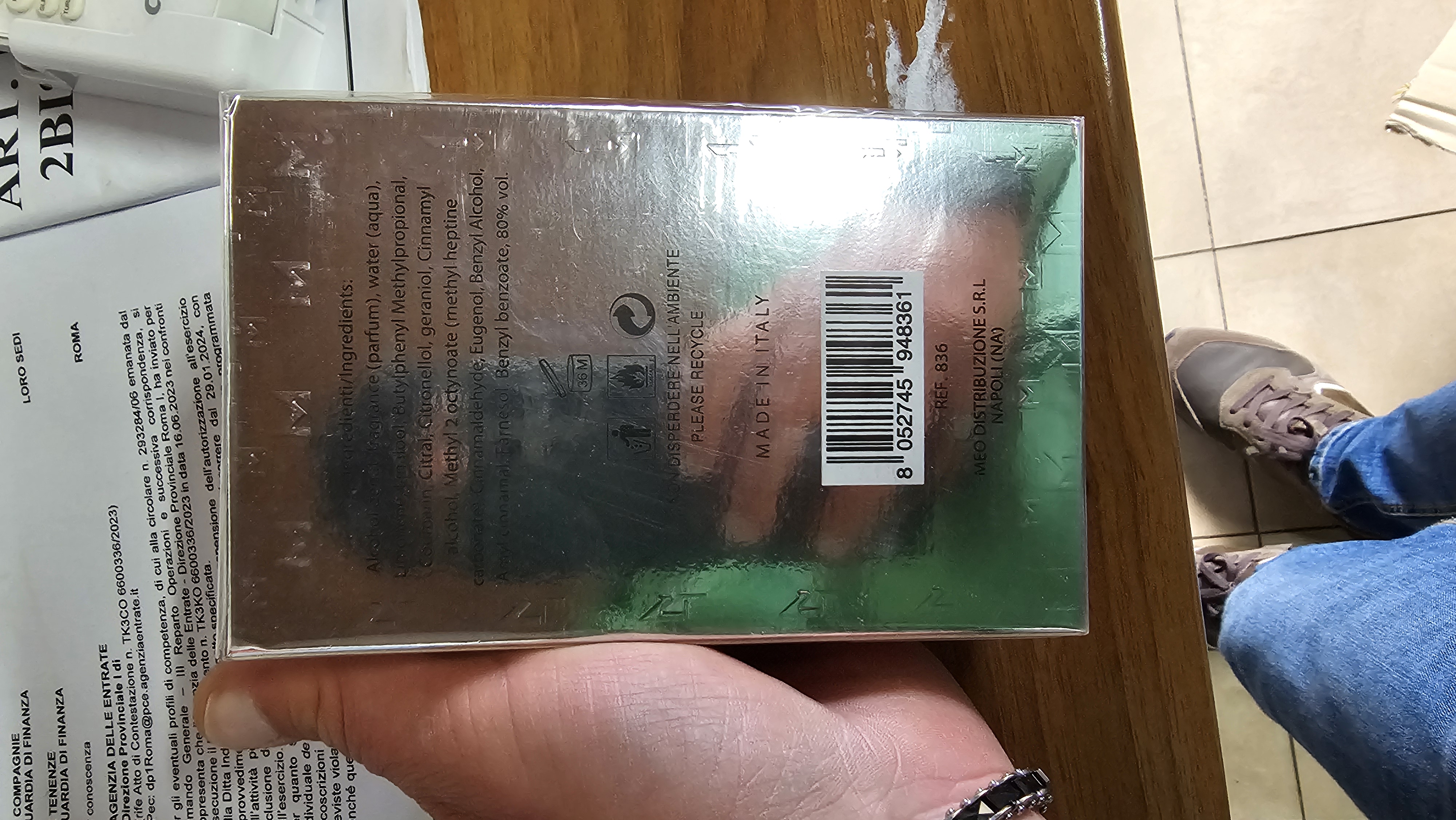 Official image of Perfume ; M M ; Silver published by OECD 2