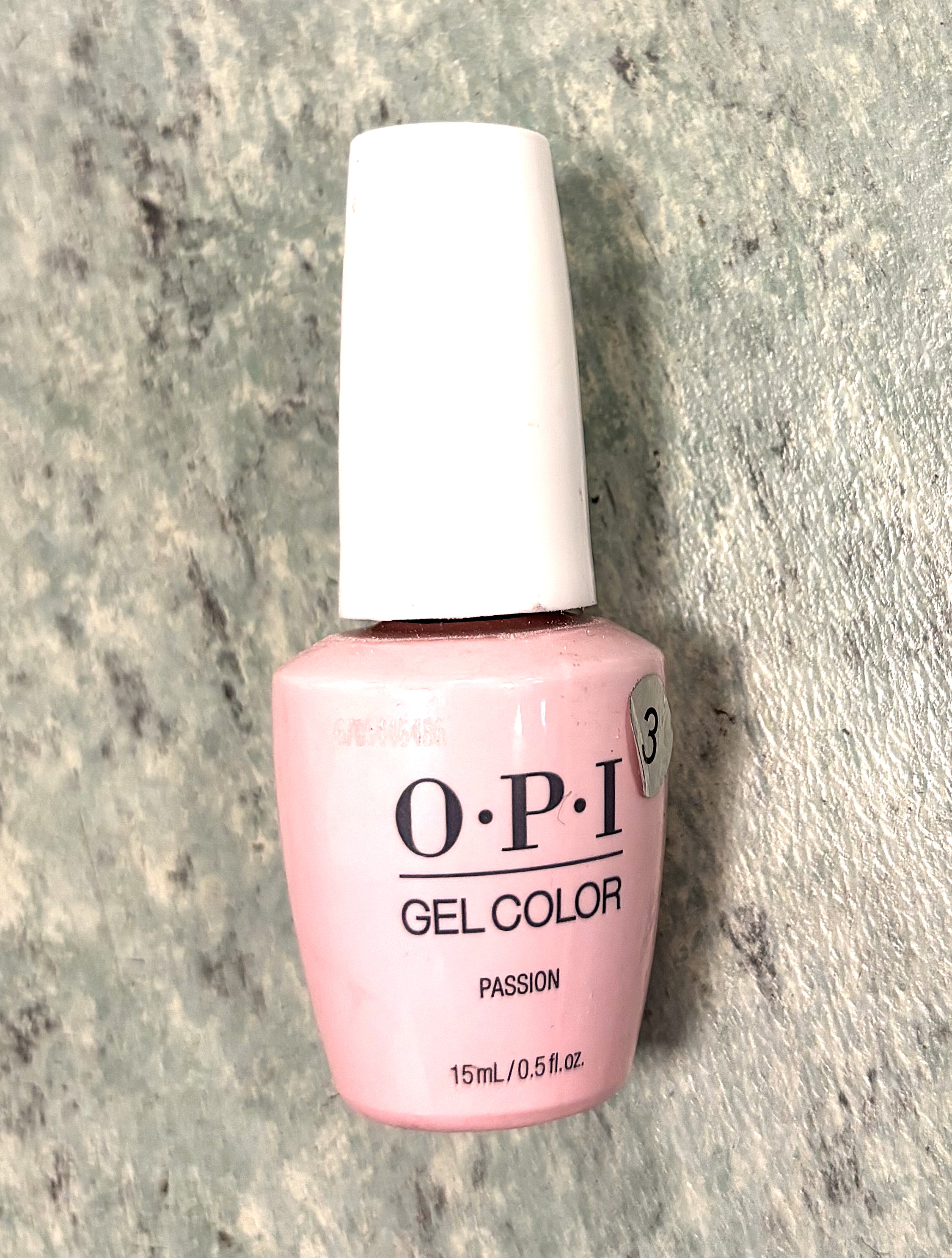 Official image of Gel nail polish ; OPI ; OPI Gel Color Passion published by OECD