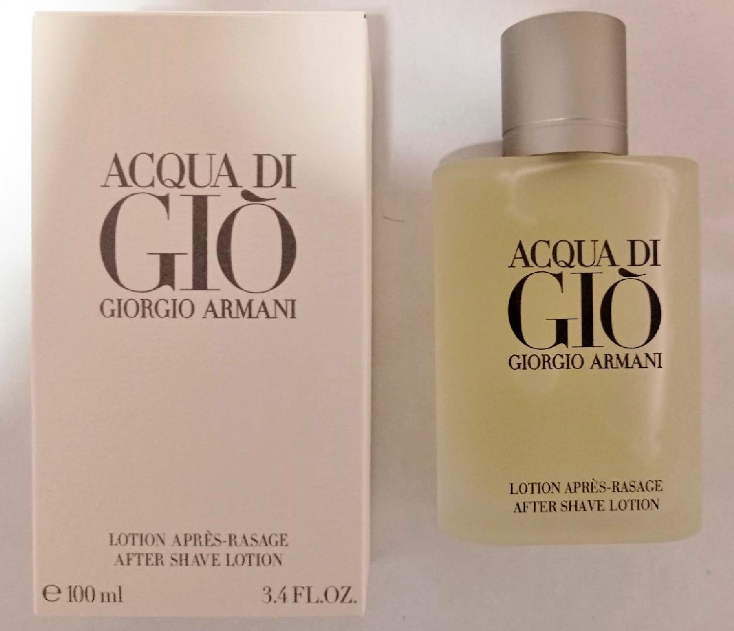 Official image of Aftershave ; Giorgio Armani ; Acqua di Giò published by OECD