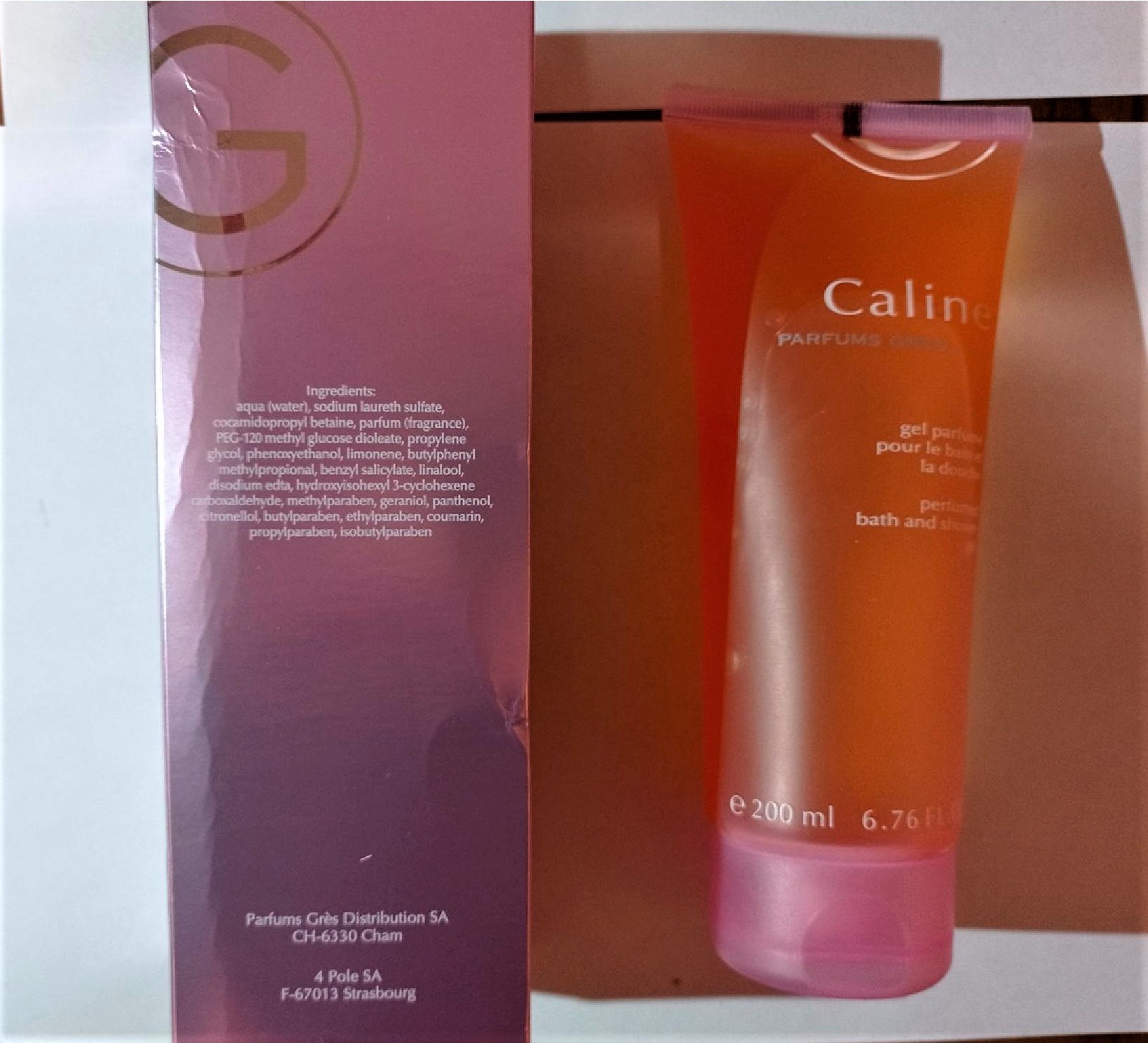 Official image of Shower gel ; Parfums GRES ; Caline published by OECD 2