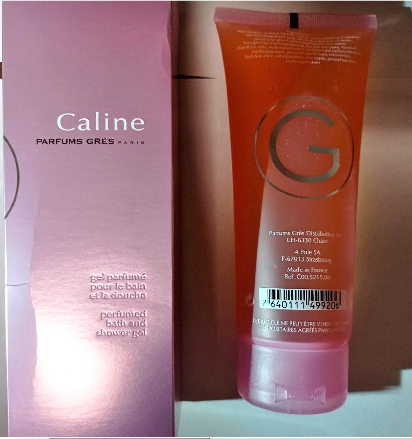 Official image of Shower gel ; Parfums GRES ; Caline published by OECD