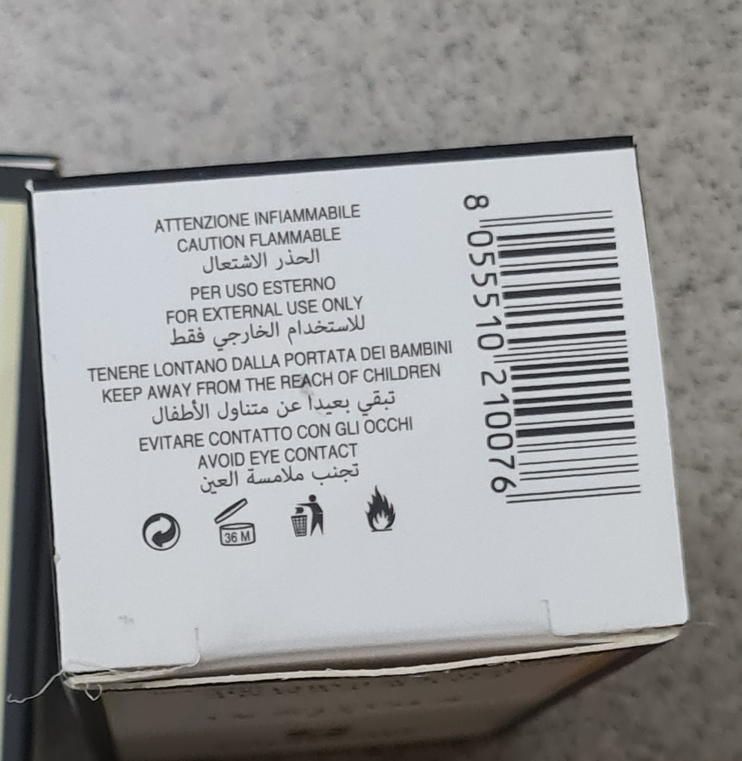 Official image of Perfume ; EKUIVAL PARFUME ; Numero 5 published by OECD