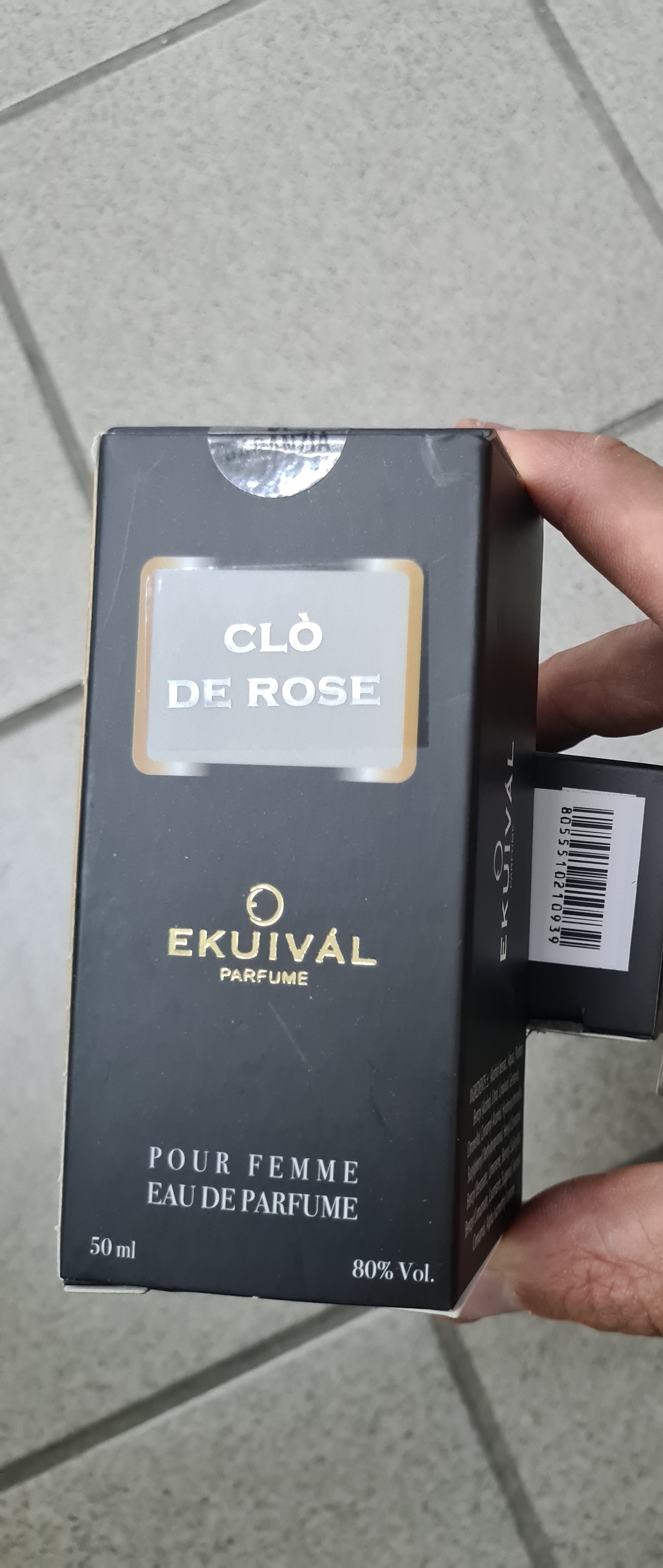 Official image of Perfume ; EKUIVAL PARFUME ; Clò de rose published by OECD 2
