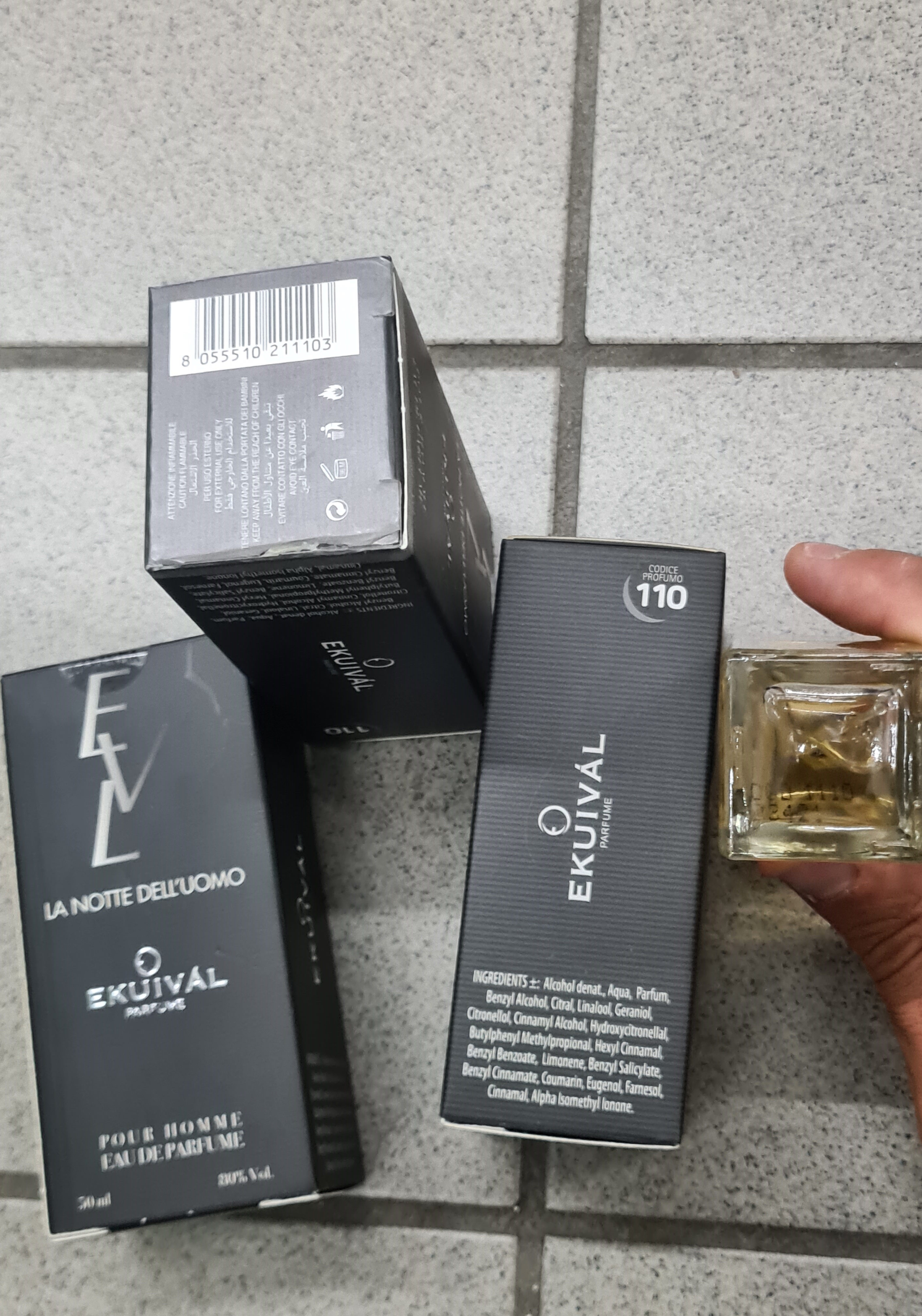 Official image of Perfume ; EKUIVAL PARFUME ; La notte dell'uomo published by OECD