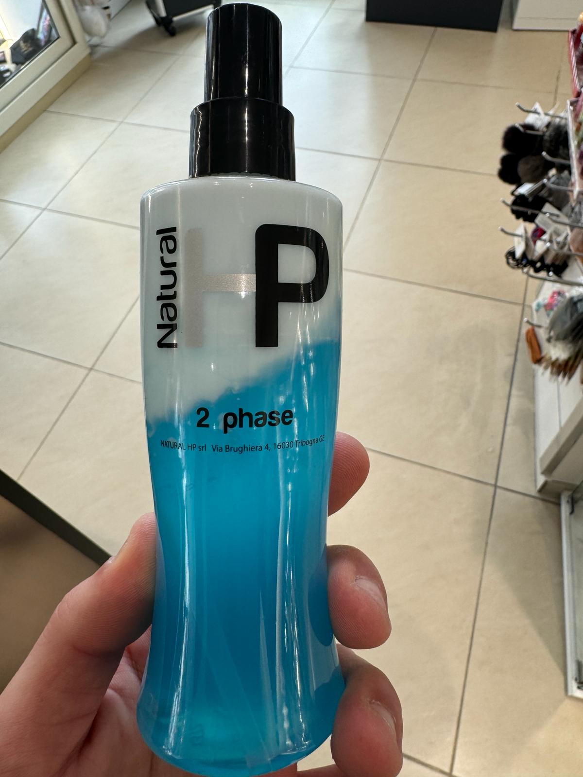 Official image of Hair cream ; Natural HP ; 2 phase published by OECD