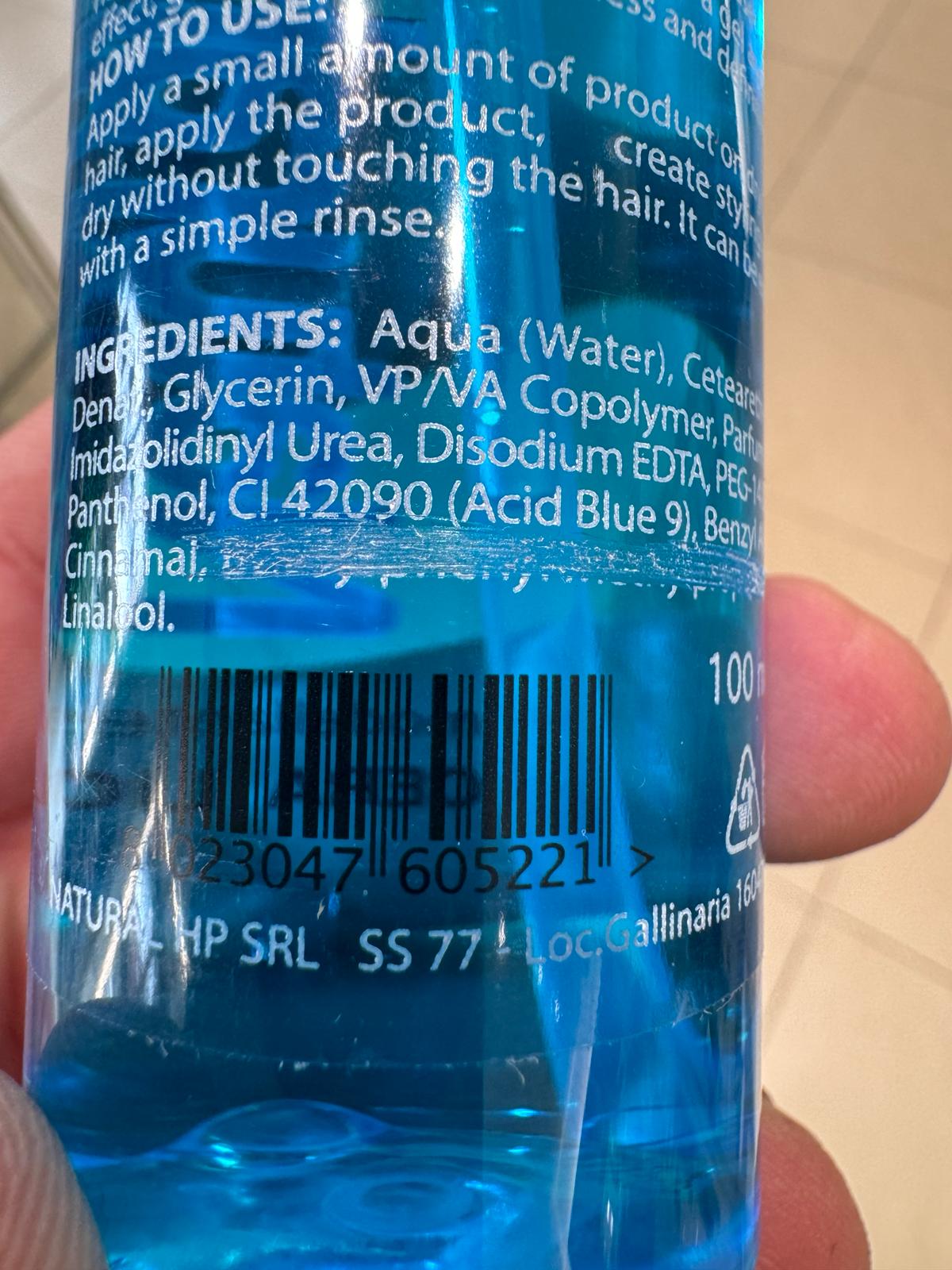 Official image of Hair wax ; Natural HP ; Cera liquida published by OECD 3