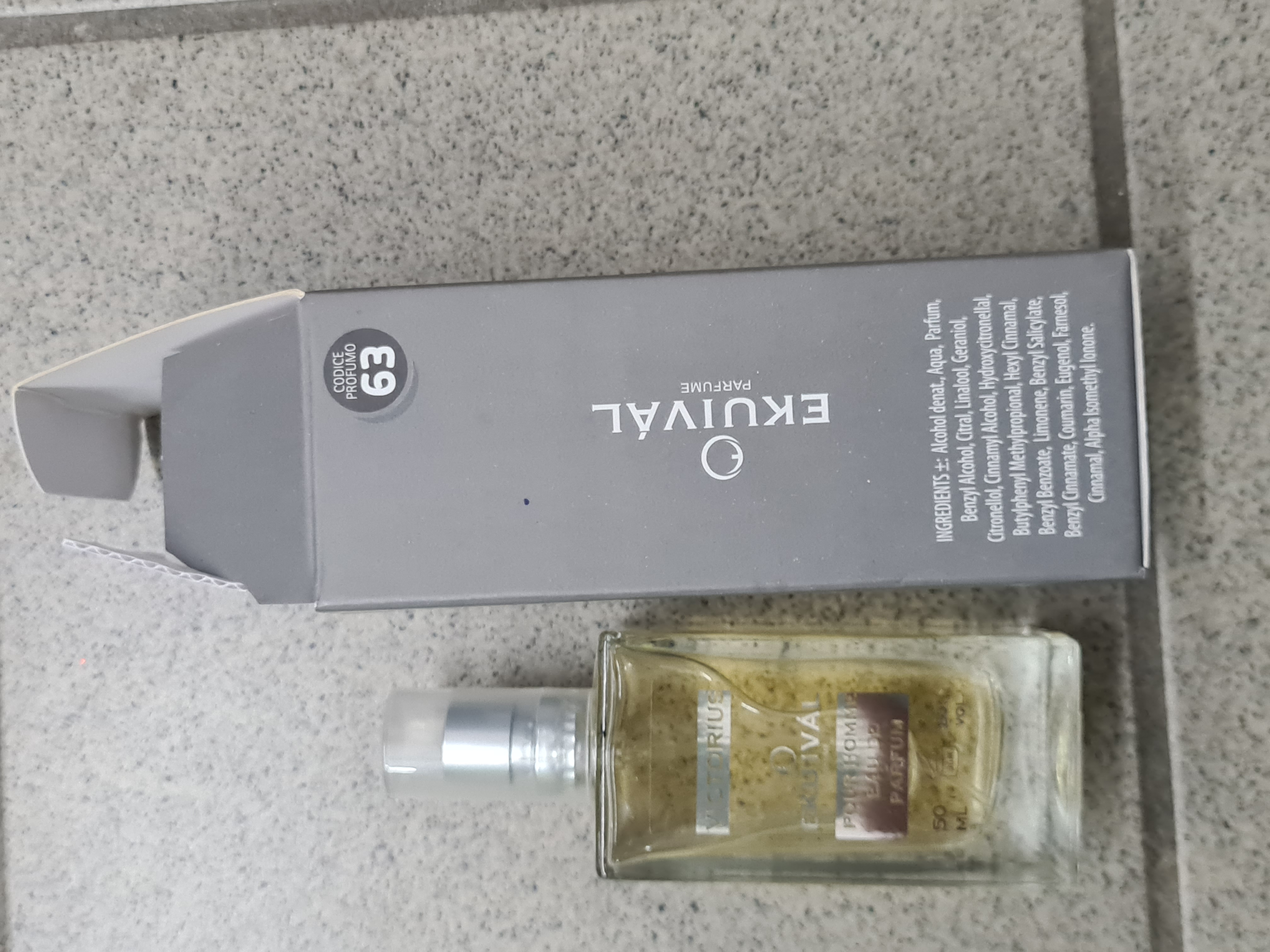 Official image of Perfume ; EKUIVAL PARFUME ; Victorius published by OECD