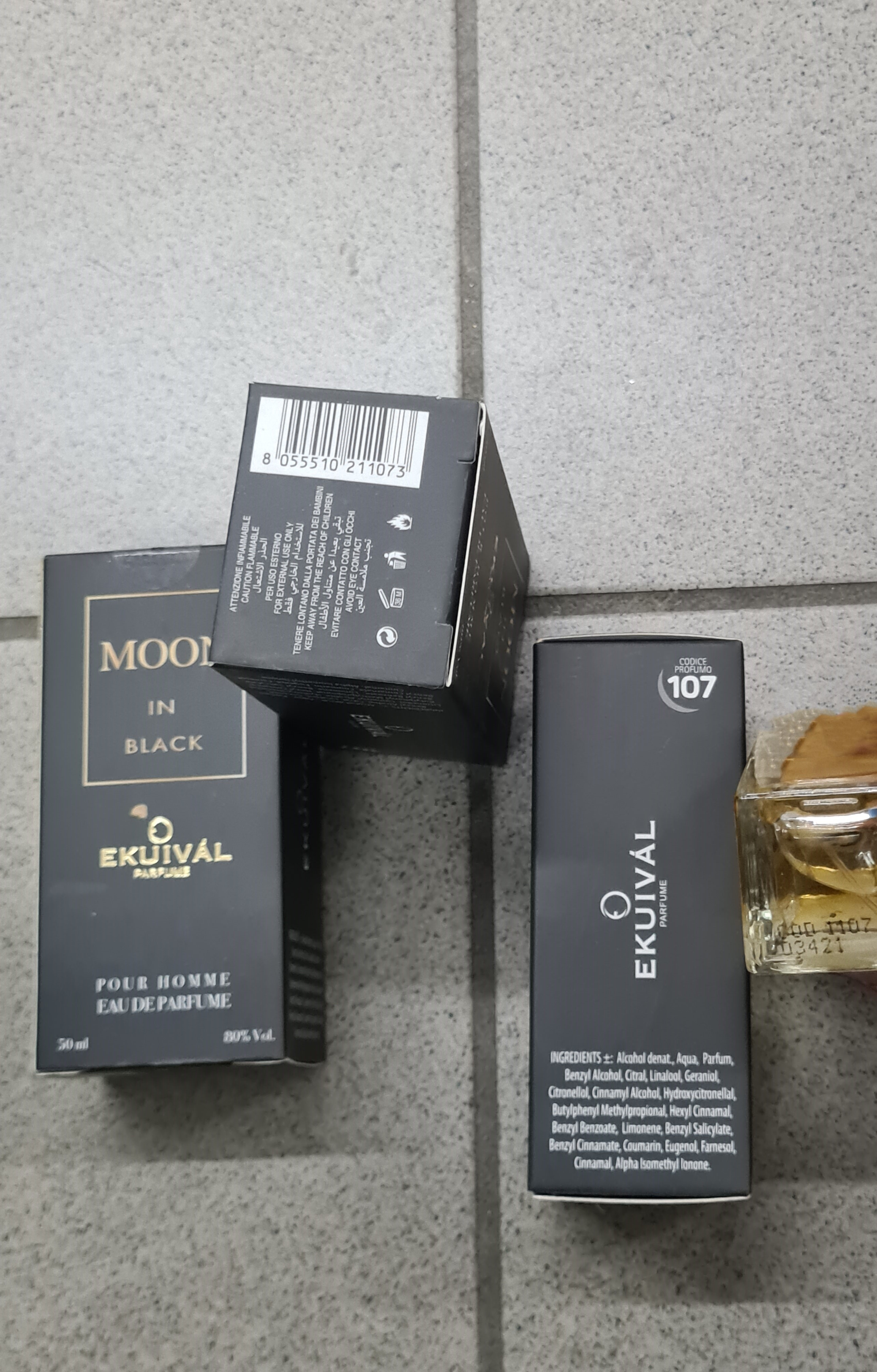 Official image of Perfume ; EKUIVAL PARFUME ; Moon in black published by OECD
