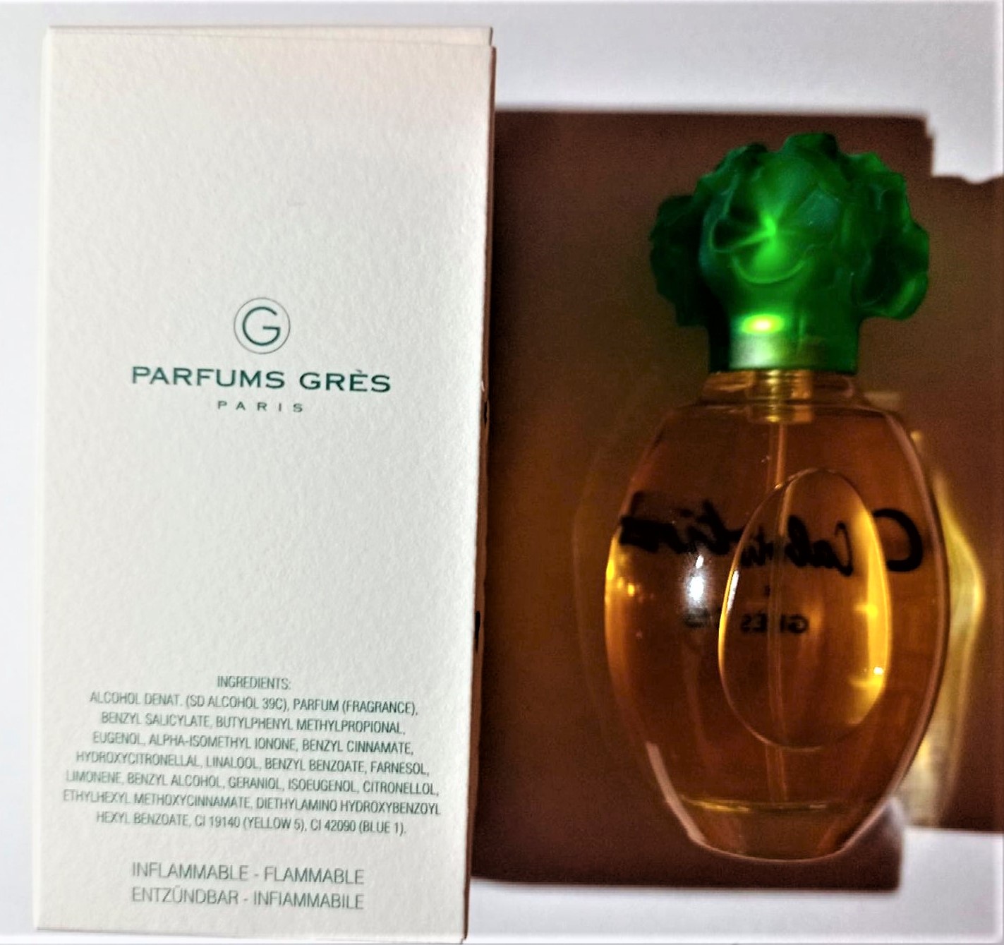 Official image of Eau de toilette ; GRES ; Cabotine published by OECD 2