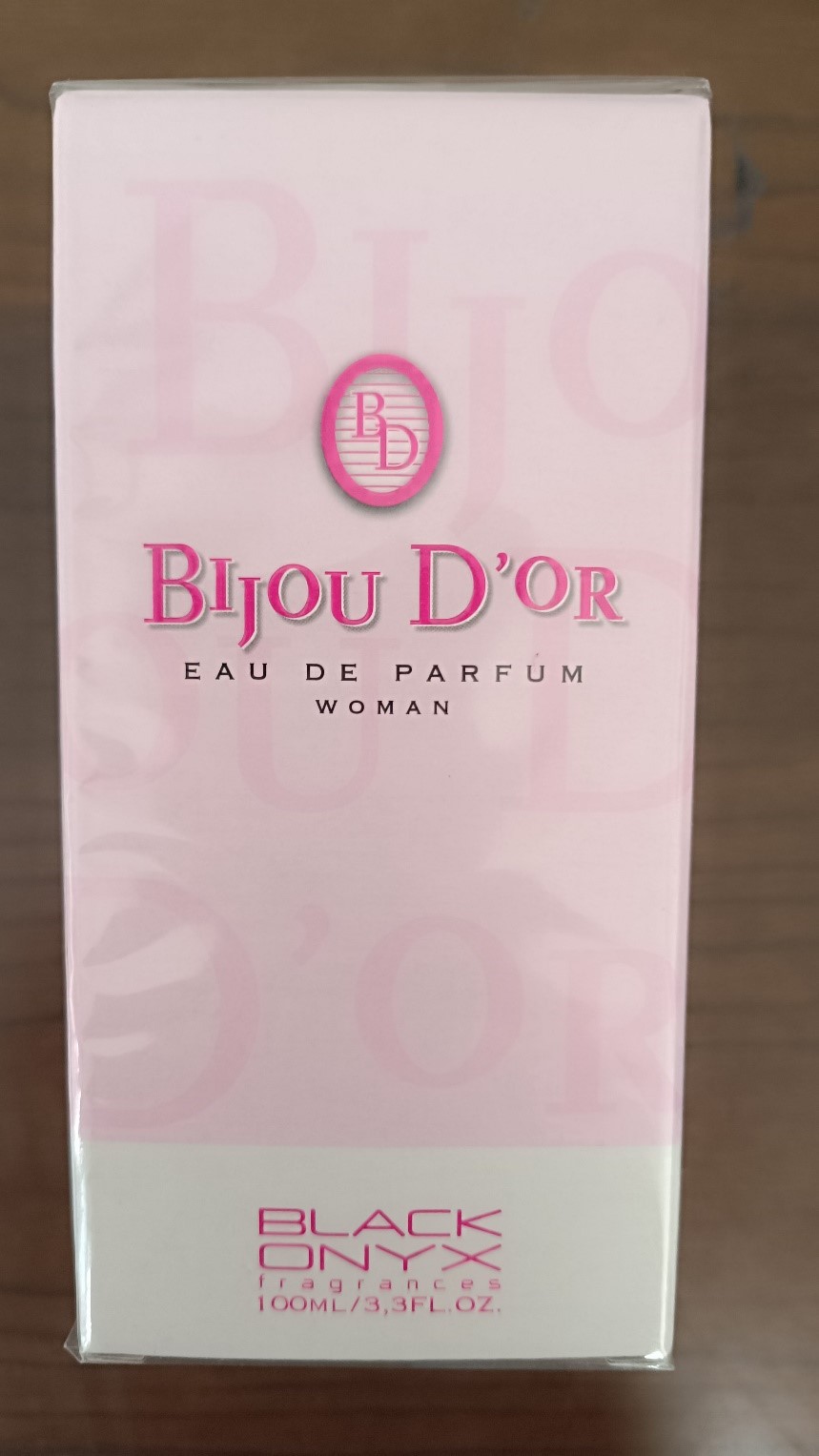 Official image of Perfume ; Black Onyx ; Bijou D'Or published by OECD