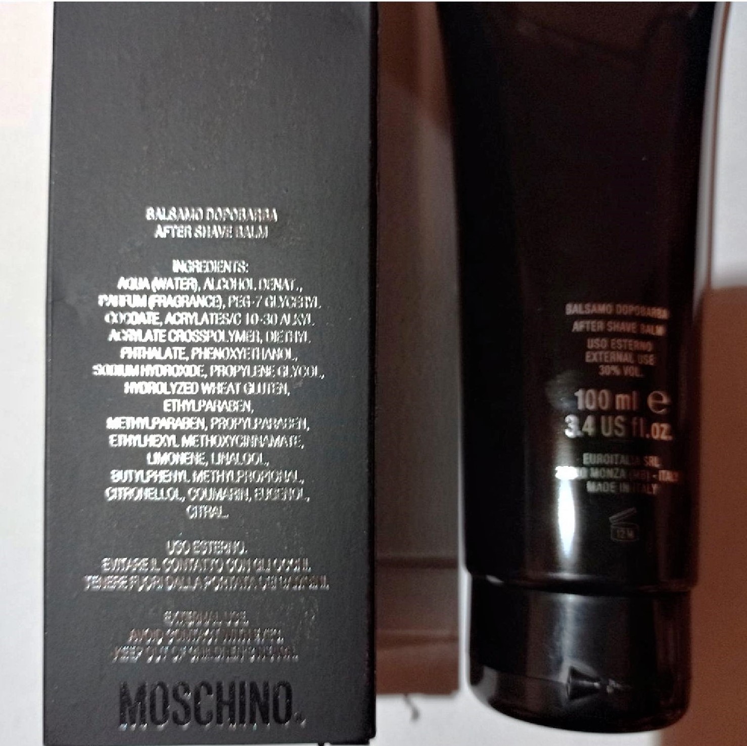 Official image of Aftershave ; Moschino ; Moschino Forever published by OECD 2