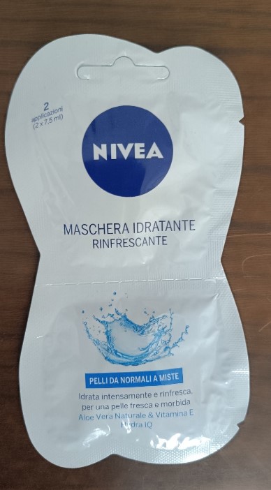 Official image of Face mask ; Nivea ; Maschera idratante rinfrescante published by OECD