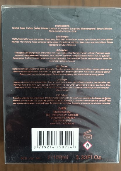 Official image of Eau de toilette ; NG ; Caught published by OECD 2