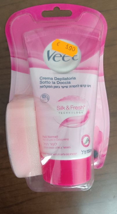 Official image of Depilatory cream ; Veet ; Silk & Fresh published by OECD