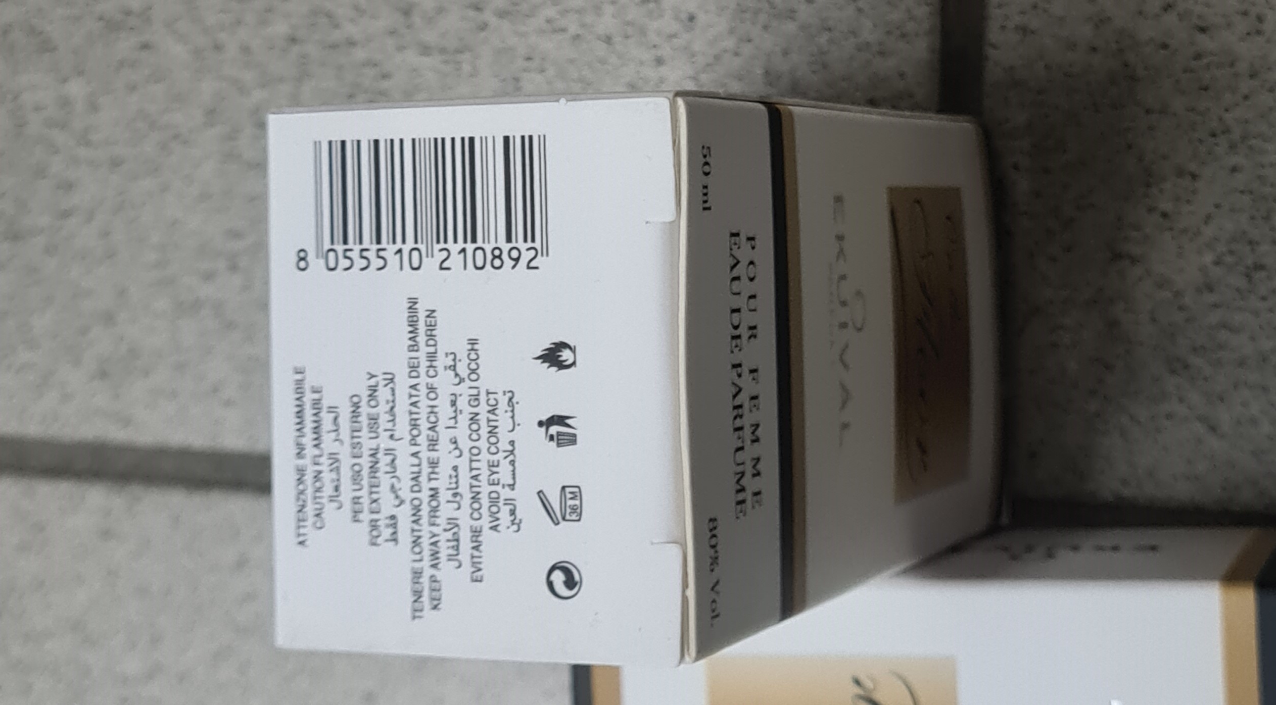 Official image of Perfume ; EKUIVAL PARFUME ; On the Floor published by OECD