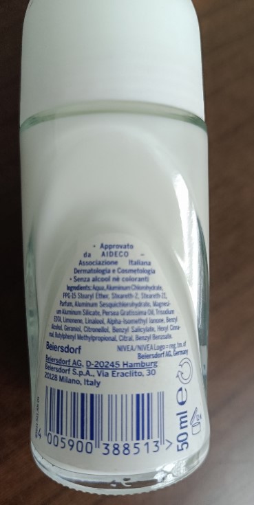 Official image of Deodorant ; Nivea ; dry comfort PLUS published by OECD 2