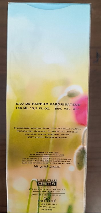 Official image of Perfume ; Black Onyx ; Springtime Flowers published by OECD 2