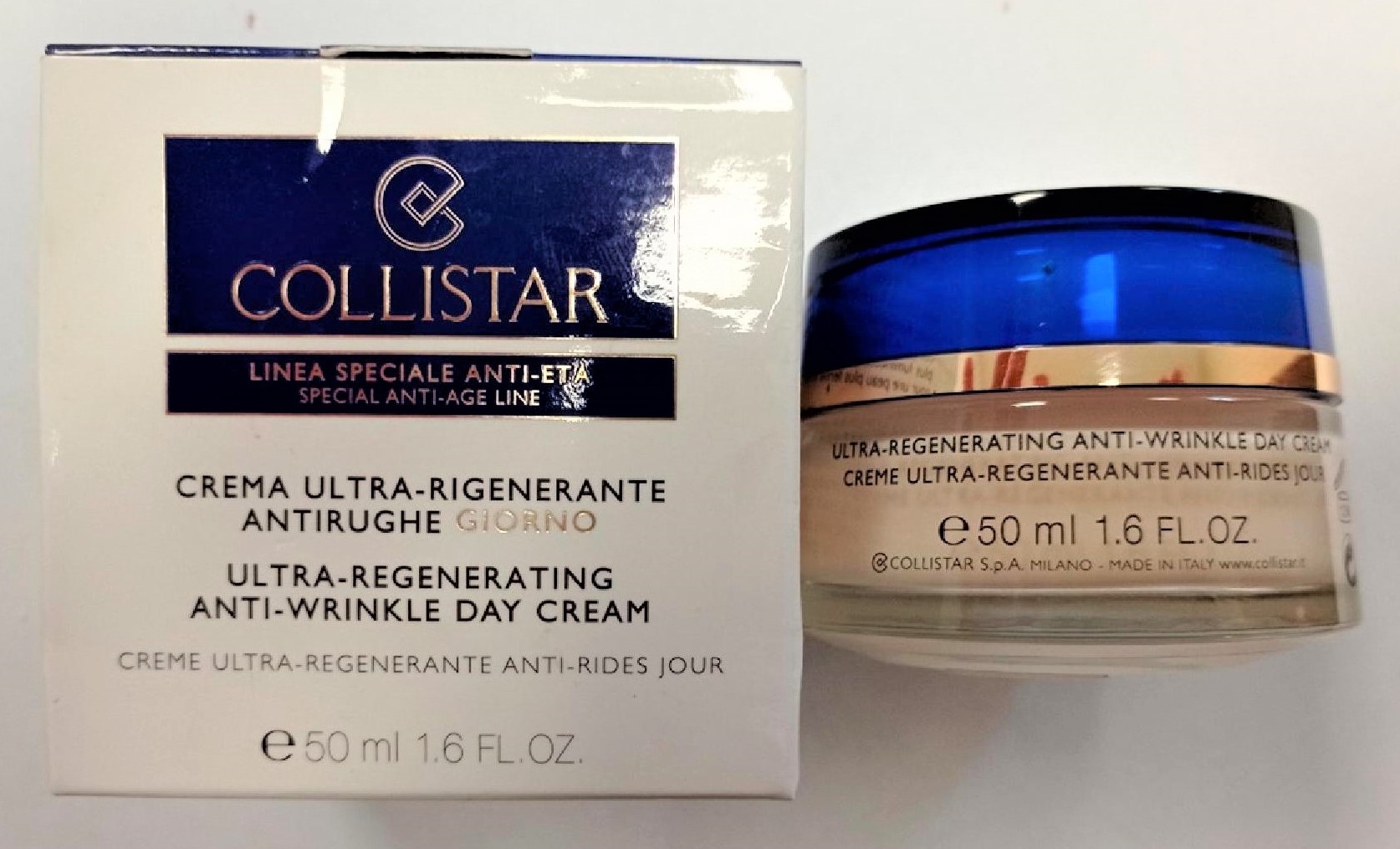 Official image of Face cream ; Collistar ; Crema ultra-rigenerante antirughe published by OECD