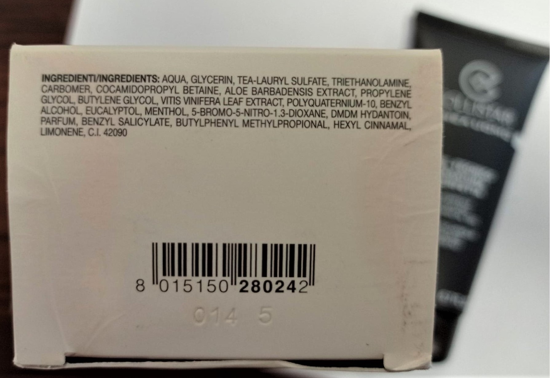 Official image of Shaving gel ; Collistar ; Gel Tecnico rasatura perfetta published by OECD 2