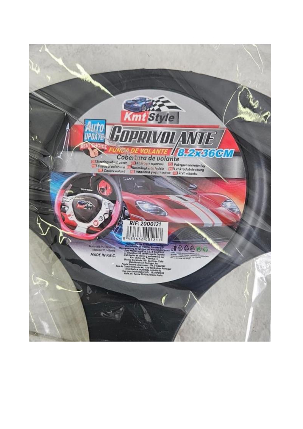 Official image of Steering wheel cover ; KMTstyle ; Copri-volante per auto published by OECD 2