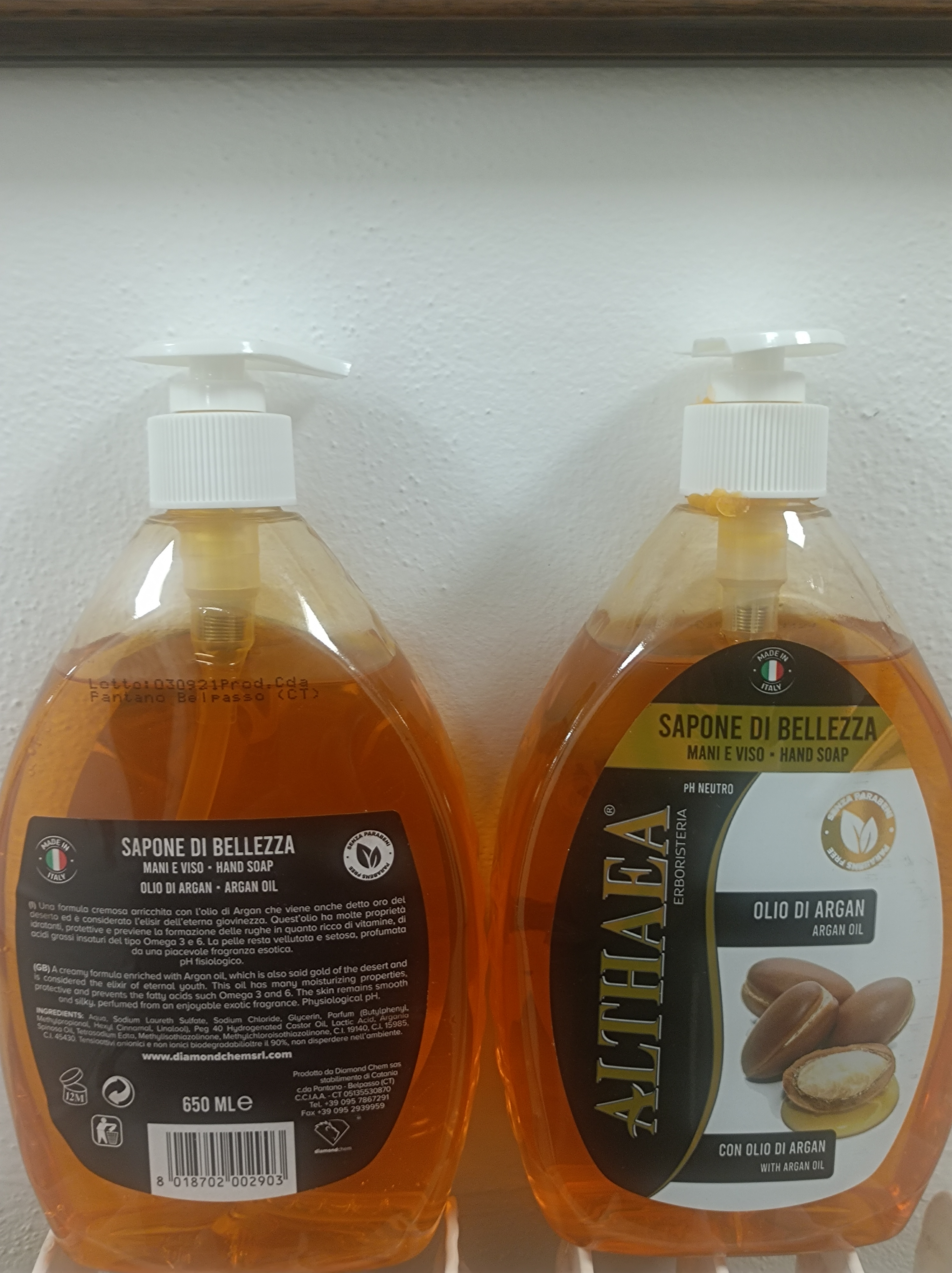 Official image of Hand soap ; Althaea ; Sapone di bellezza published by OECD
