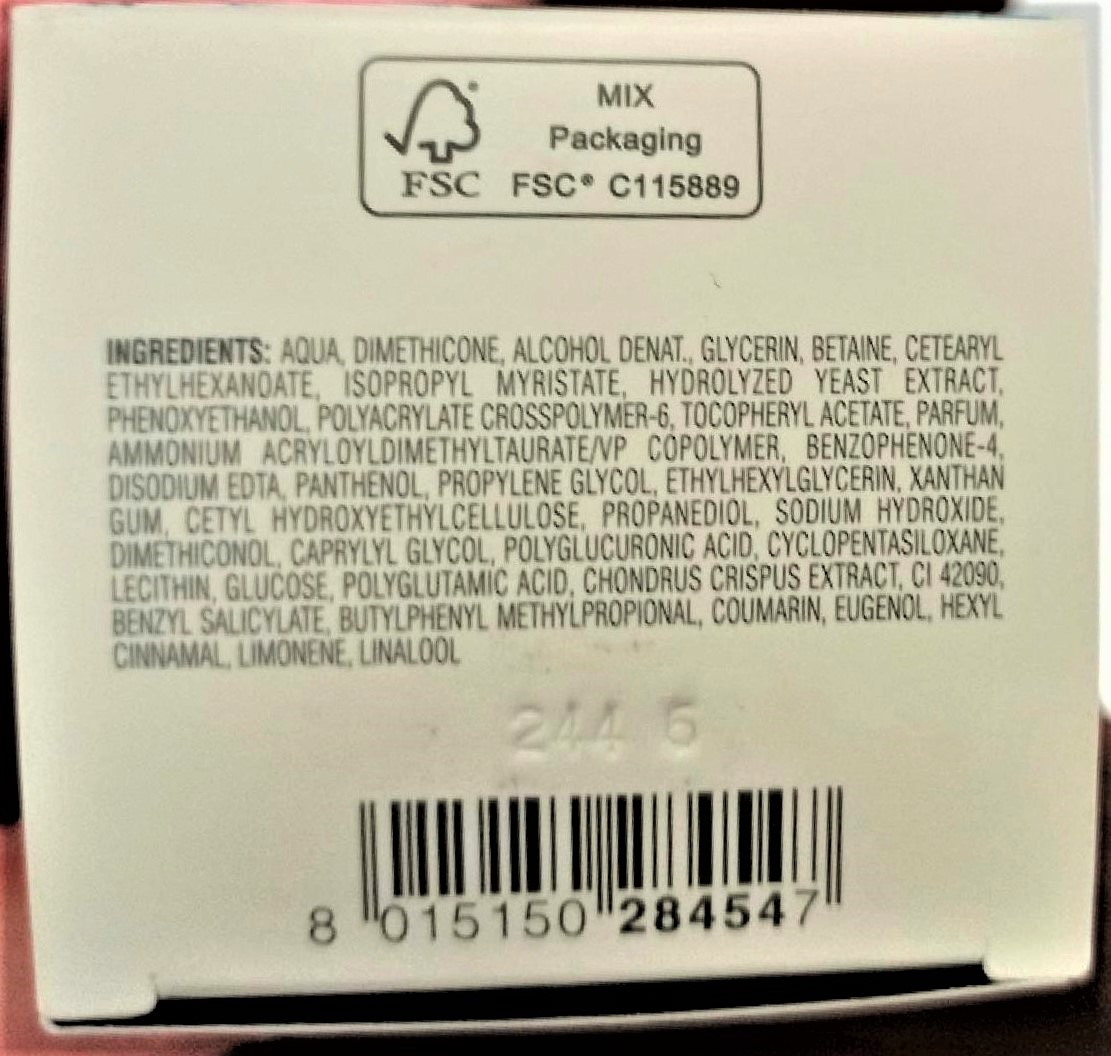 Official image of Face cream ; Collistar ; idratazione totale non-stop 24H published by OECD 2
