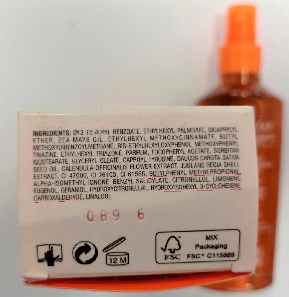 Official image of Tanning oil ; Collistar ; Olio secco superabbronzante idratante published by OECD 2