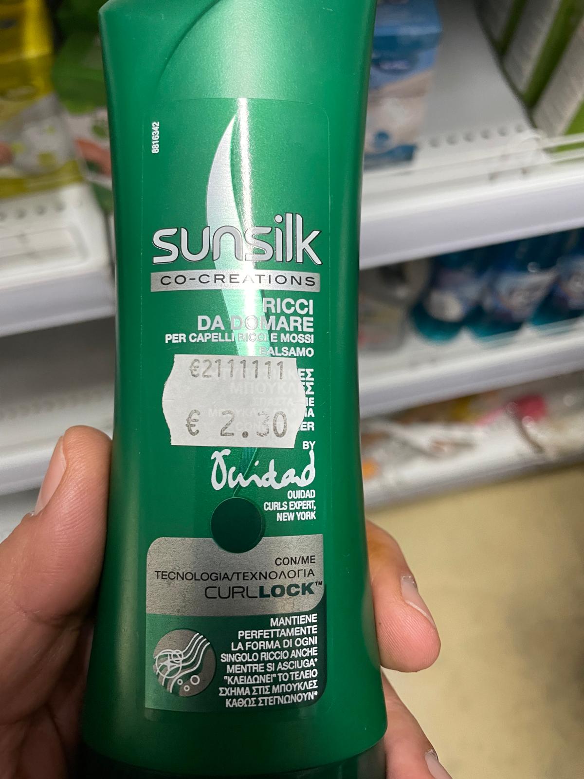 Official image of Hair conditioner ; Sunsilk ; Ricci da domare per capelli ricci e mossi published by OECD 3