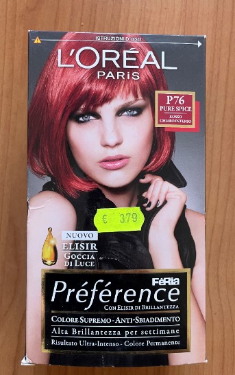 Official image of Hair dye ; Loreal Paris ; Preference published by OECD 6