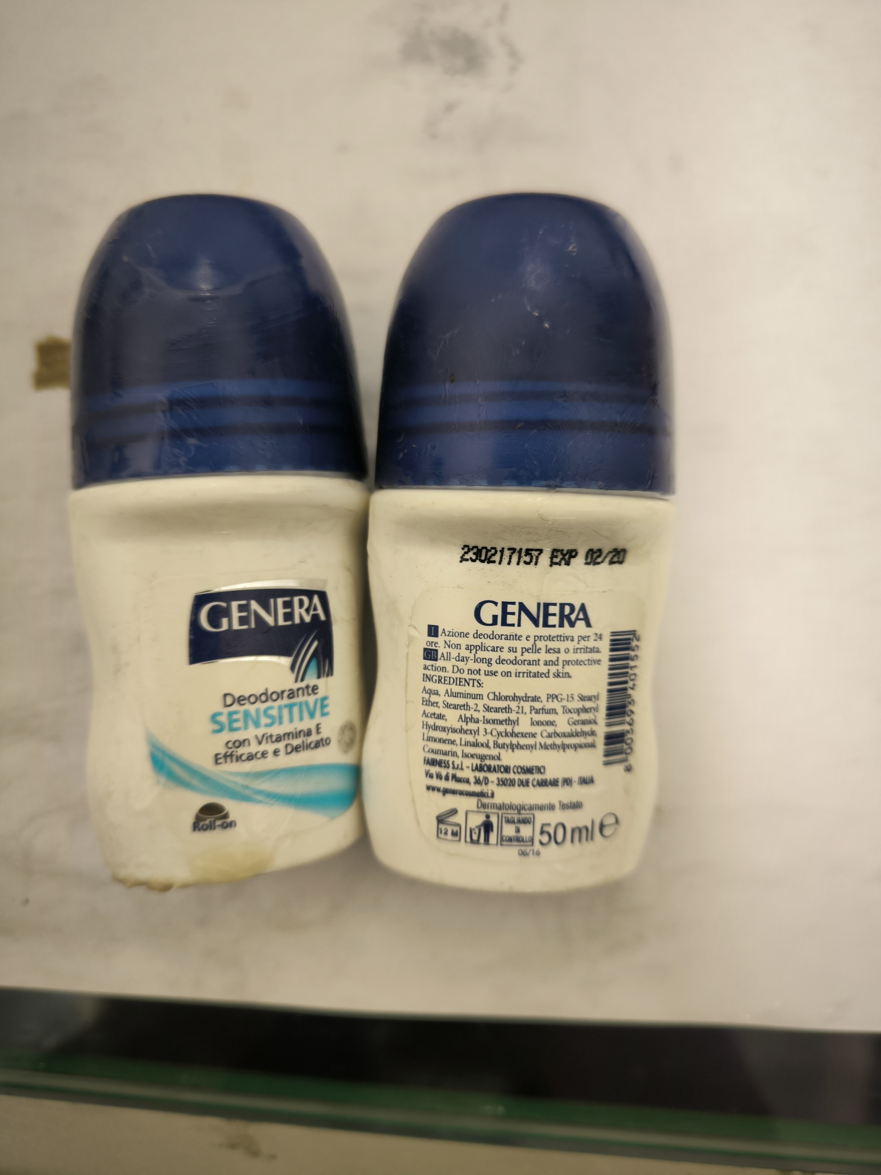 Official image of Deodorant ; GENERA ; Deodorante sensitive published by OECD
