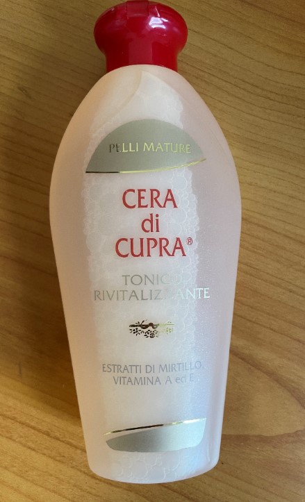 Official image of Face tonic ; Cera di Cupra ® ; Tonico rivitalizzante published by OECD 2