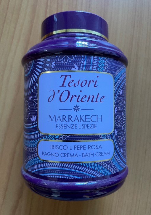 Official image of Bath cream ; Tesori d'Oriente ; Marrakech essenze e spezie published by OECD